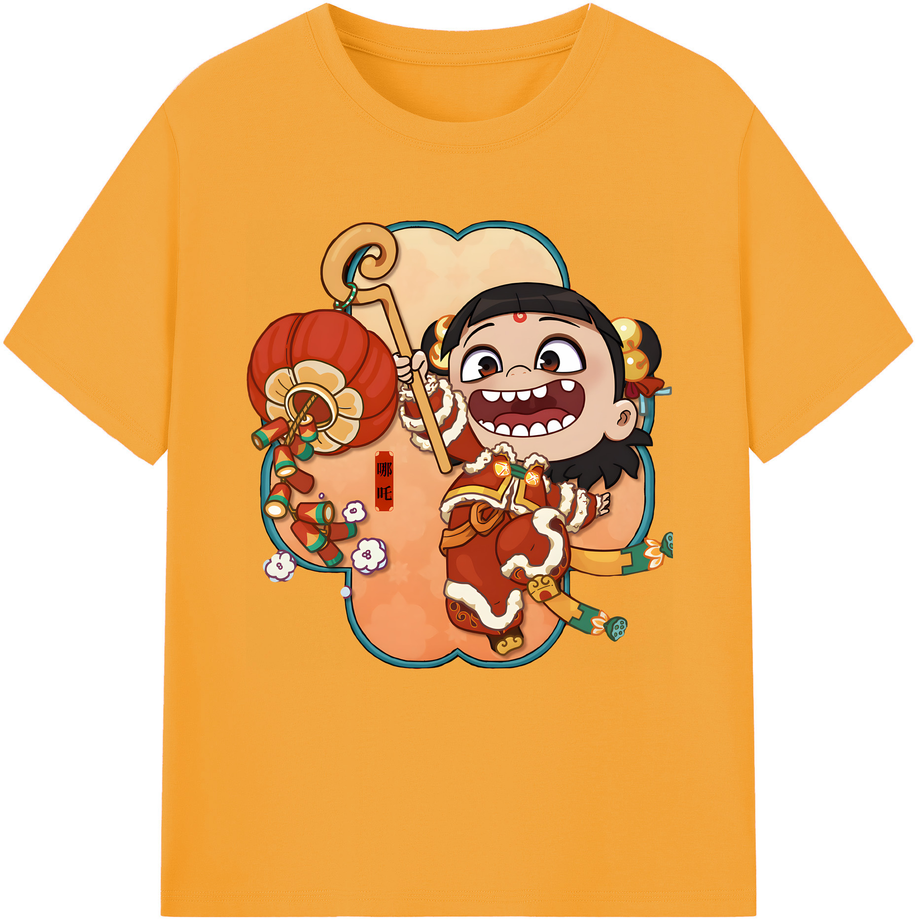 （画像用） Ne Zha 2 ナタ 魔童の大暴れ レディースカジュアルプリントTシャツ（綿100％）