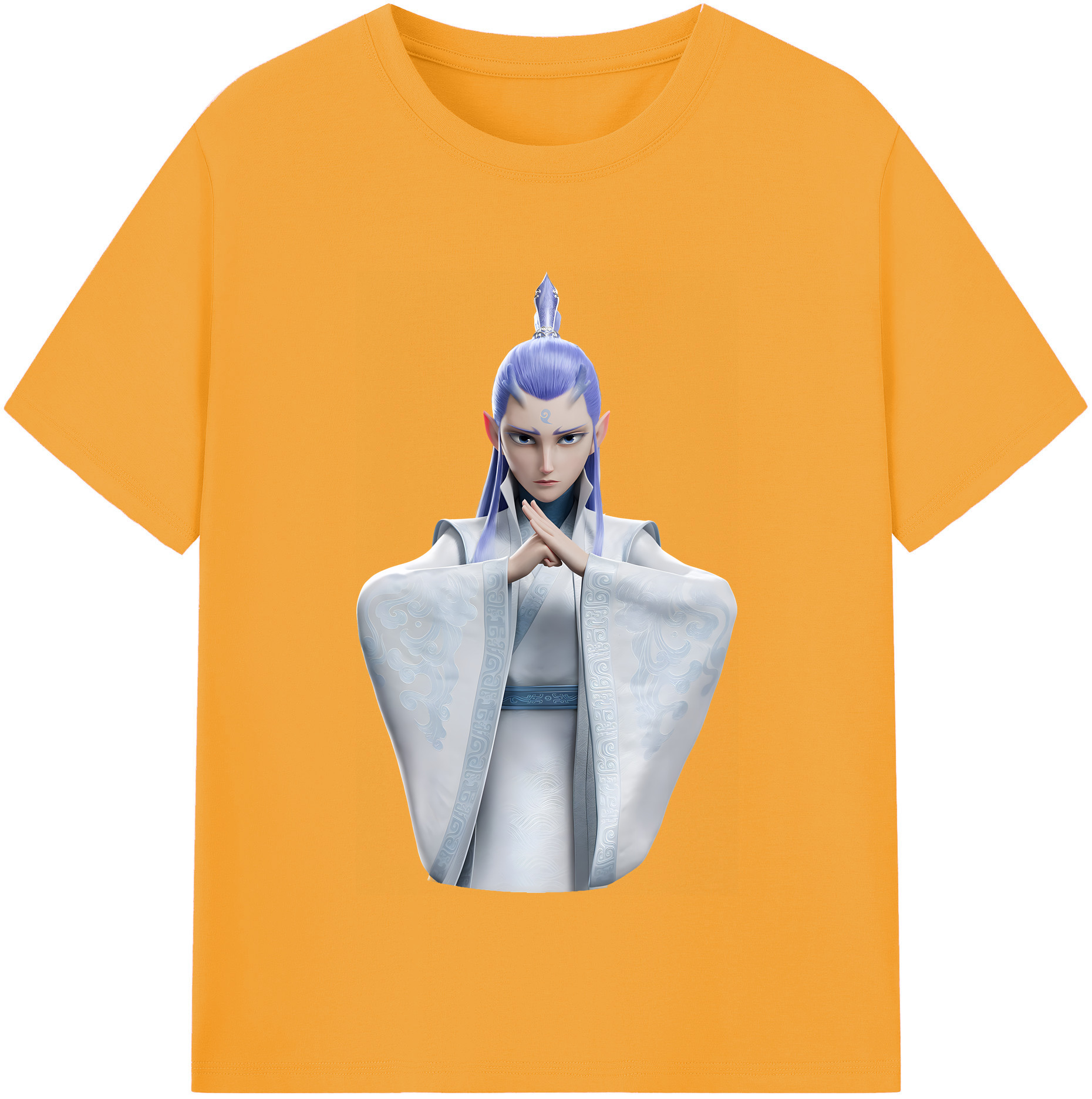 （画像用） Ne Zha 2 ナタ 魔童の大暴れ レディースカジュアルプリントTシャツ（綿100％）