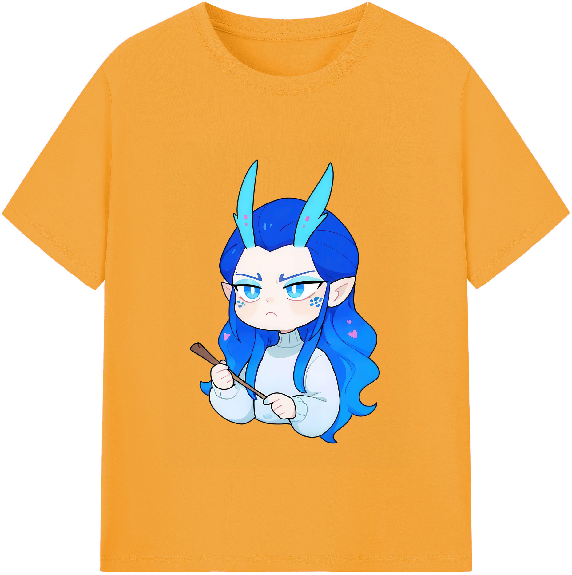 （画像用） Ne Zha 2 ナタ 魔童の大暴れ レディースカジュアルプリントTシャツ（綿100％）