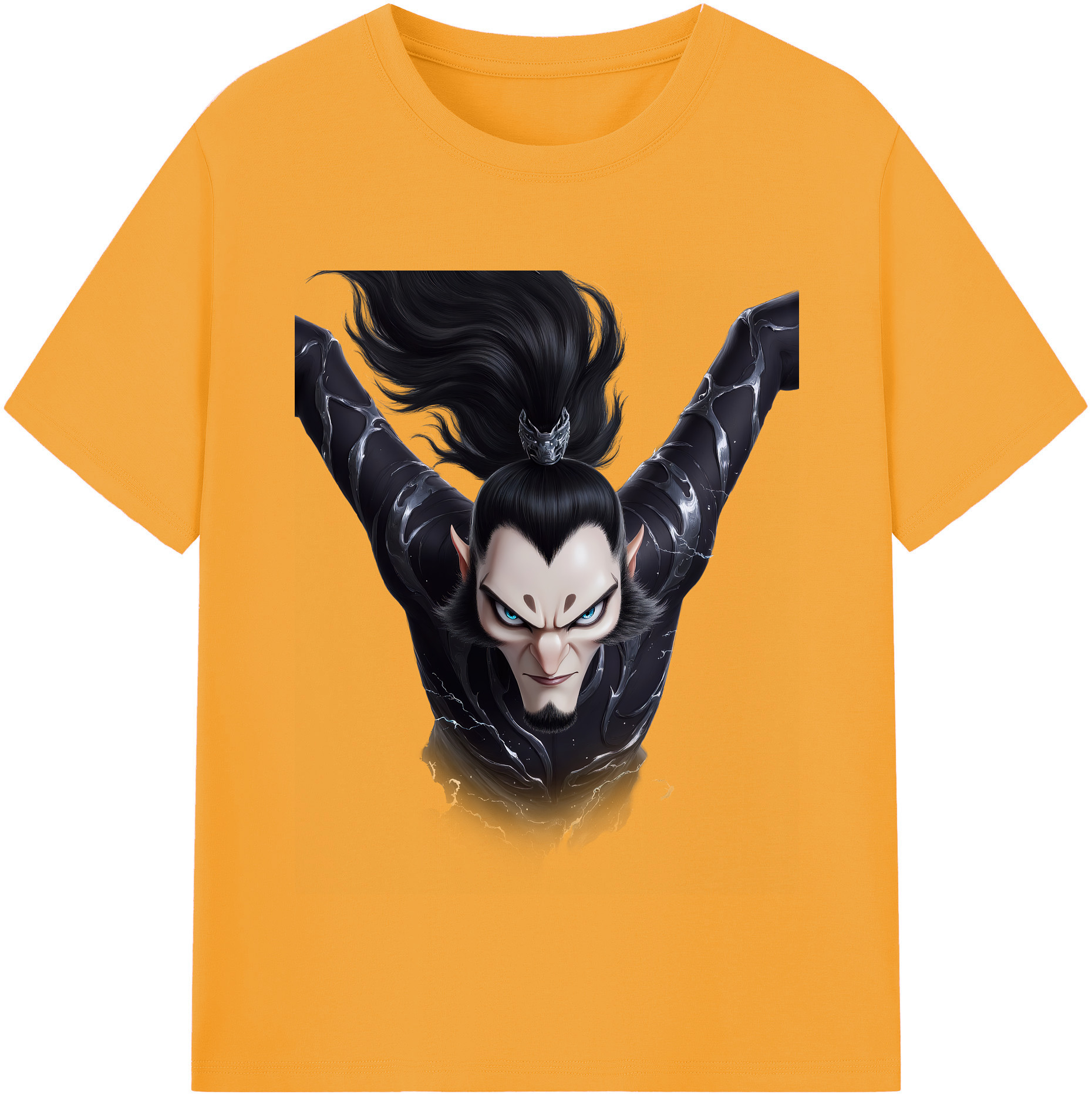 （画像用） Ne Zha 2 ナタ 魔童の大暴れ レディースカジュアルプリントTシャツ（綿100％）