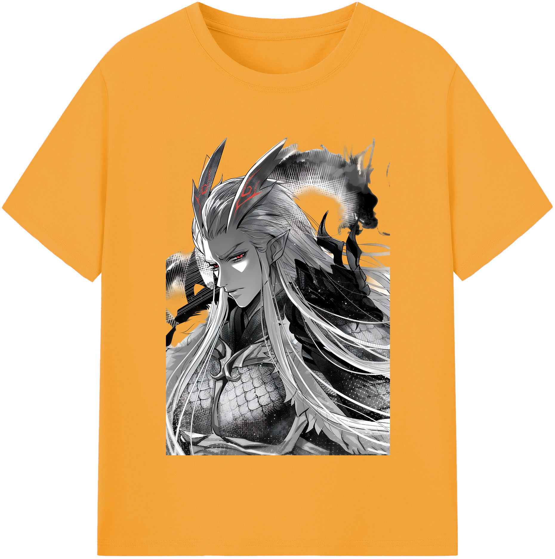 （画像用） Ne Zha 2 ナタ 魔童の大暴れ レディースカジュアルプリントTシャツ（綿100％）