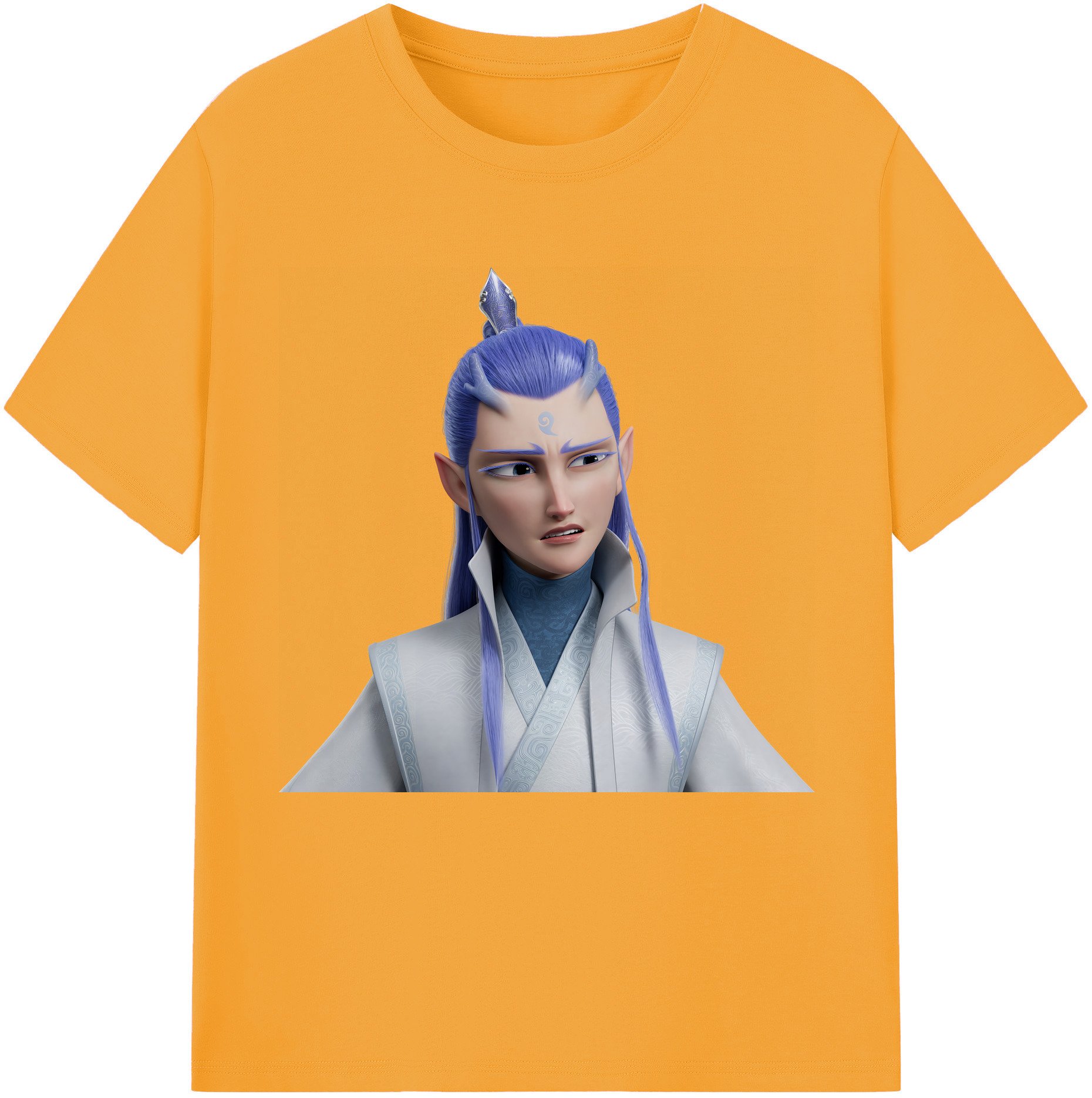 （画像用） Ne Zha 2 ナタ 魔童の大暴れ レディースカジュアルプリントTシャツ（綿100％）