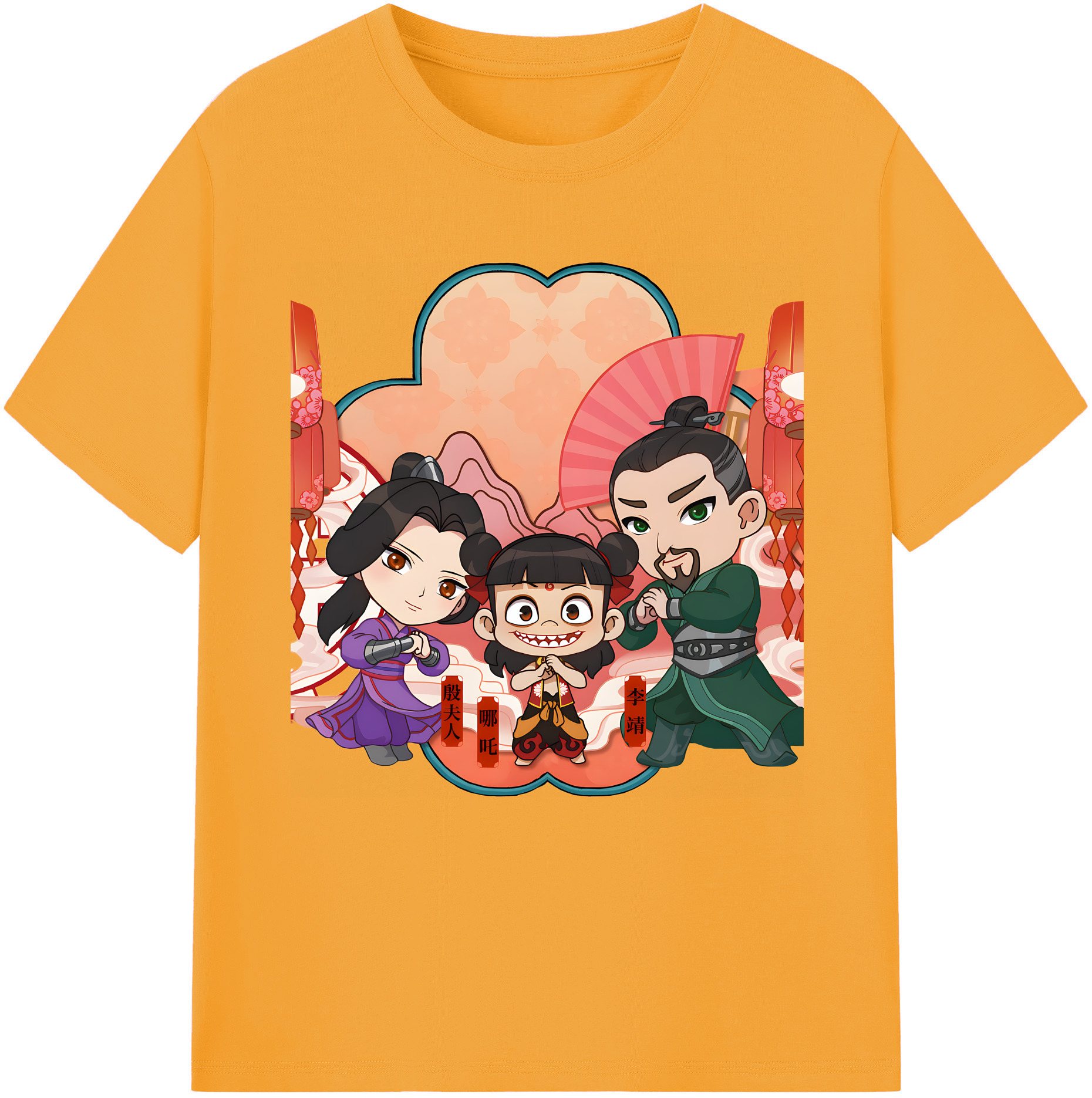 （画像用） Ne Zha 2 ナタ 魔童の大暴れ レディースカジュアルプリントTシャツ（綿100％）