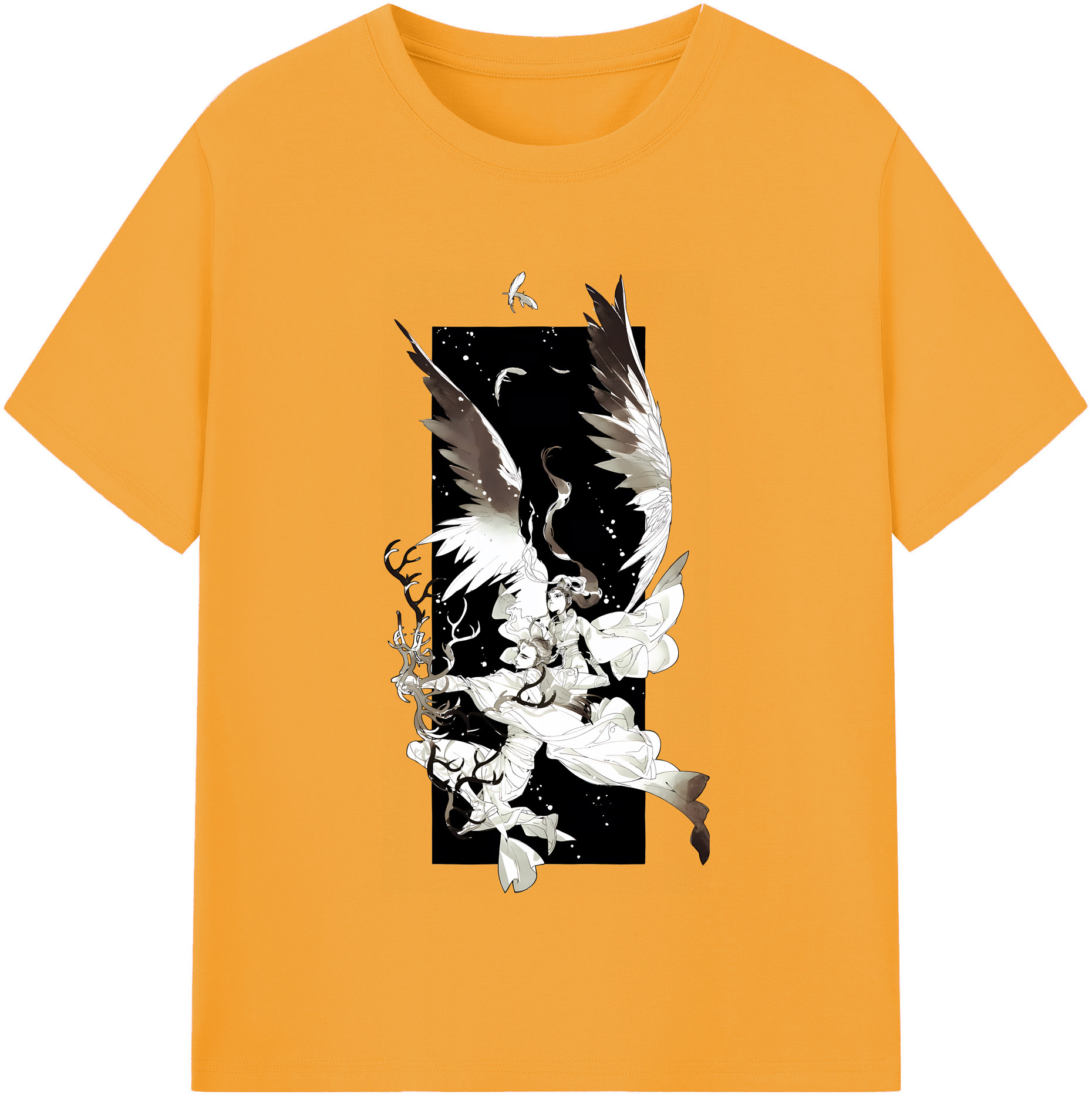 （画像用） Ne Zha 2 ナタ 魔童の大暴れ レディースカジュアルプリントTシャツ（綿100％）