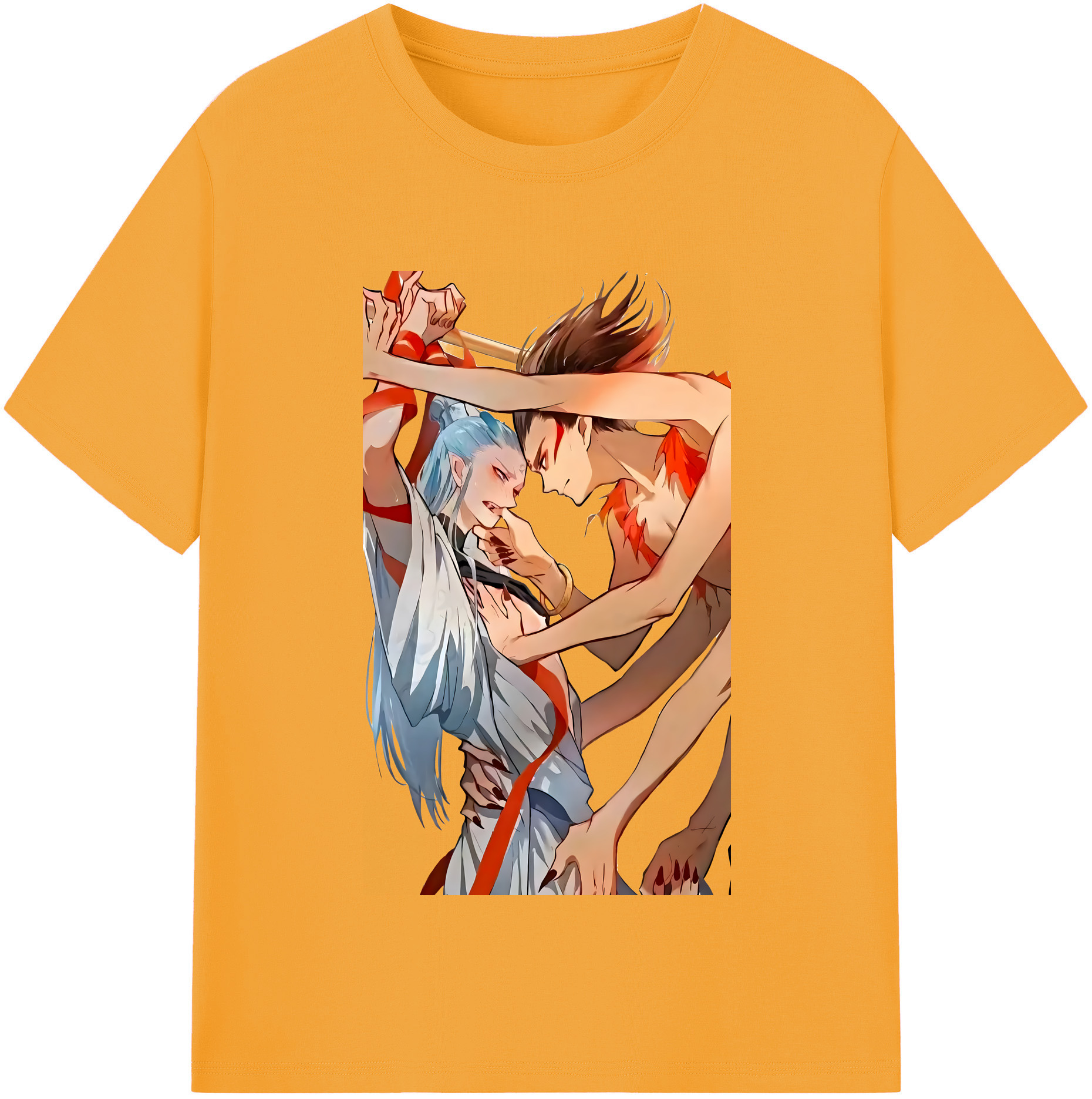 （画像用） Ne Zha 2 ナタ 魔童の大暴れ レディースカジュアルプリントTシャツ（綿100％）
