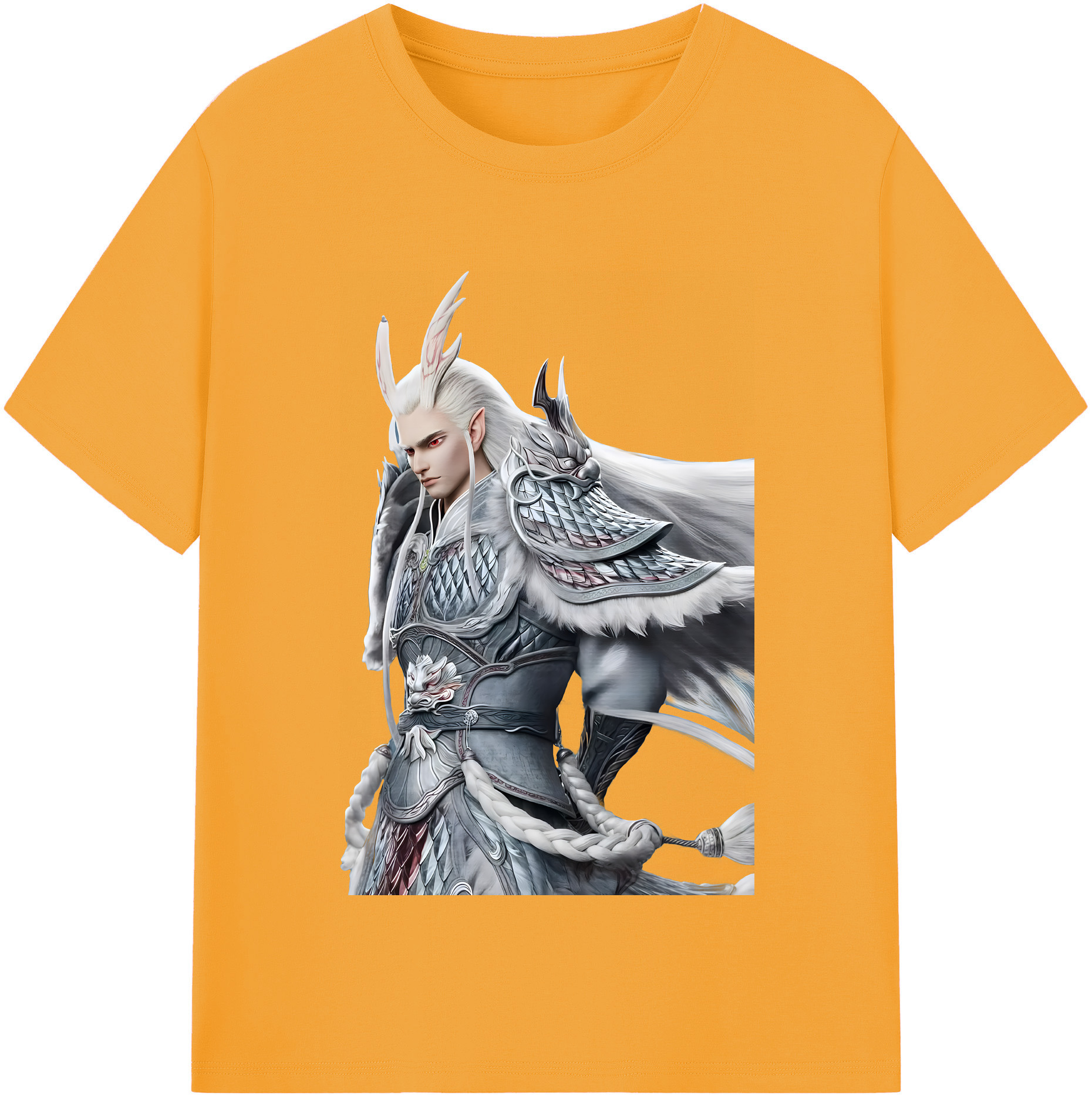 （画像用） Ne Zha 2 ナタ 魔童の大暴れ レディースカジュアルプリントTシャツ（綿100％）