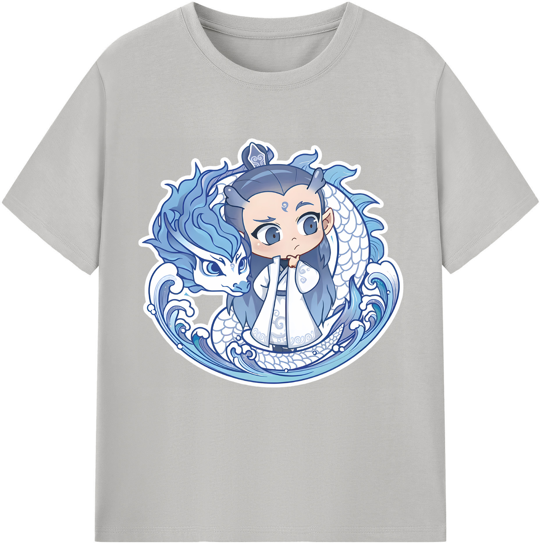 （画像用） Ne Zha 2 ナタ 魔童の大暴れ レディースカジュアルプリントTシャツ（綿100％）