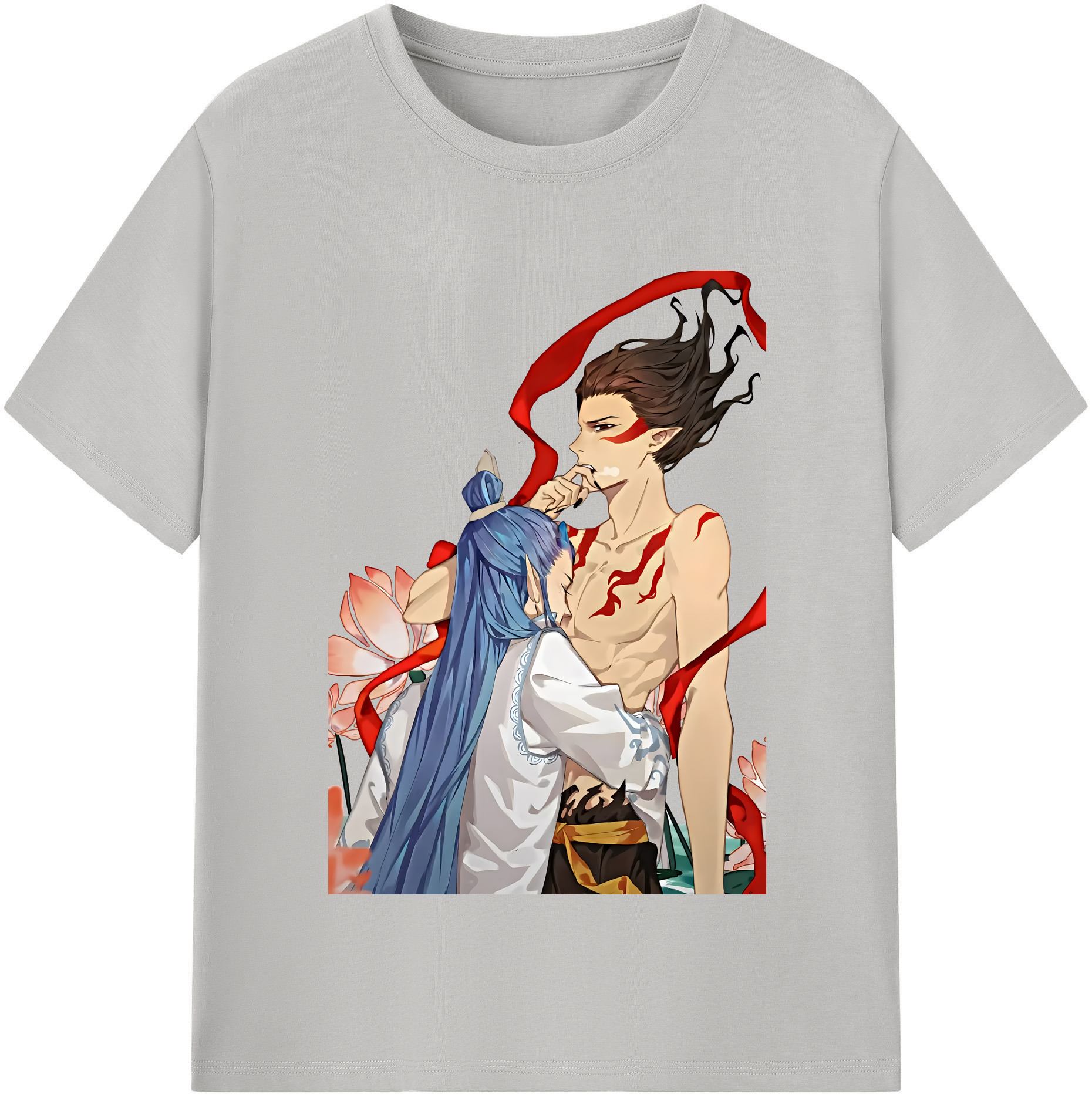 （画像用） Ne Zha 2 ナタ 魔童の大暴れ レディースカジュアルプリントTシャツ（綿100％）