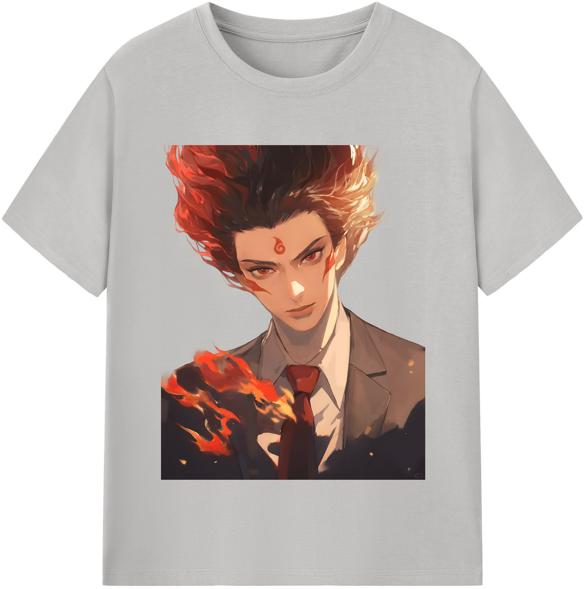 （画像用） Ne Zha 2 ナタ 魔童の大暴れ レディースカジュアルプリントTシャツ（綿100％）