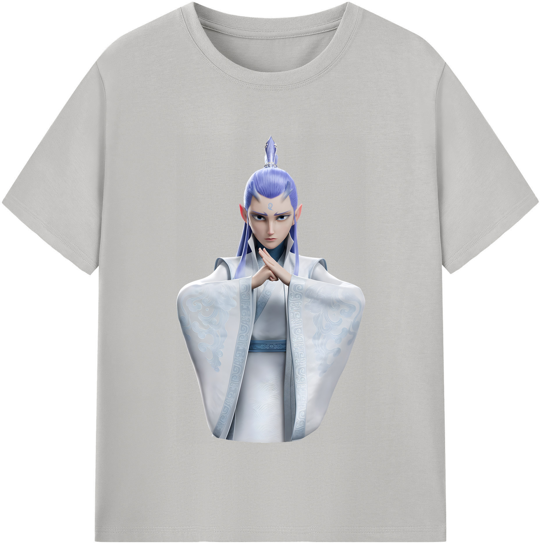 （画像用） Ne Zha 2 ナタ 魔童の大暴れ レディースカジュアルプリントTシャツ（綿100％）