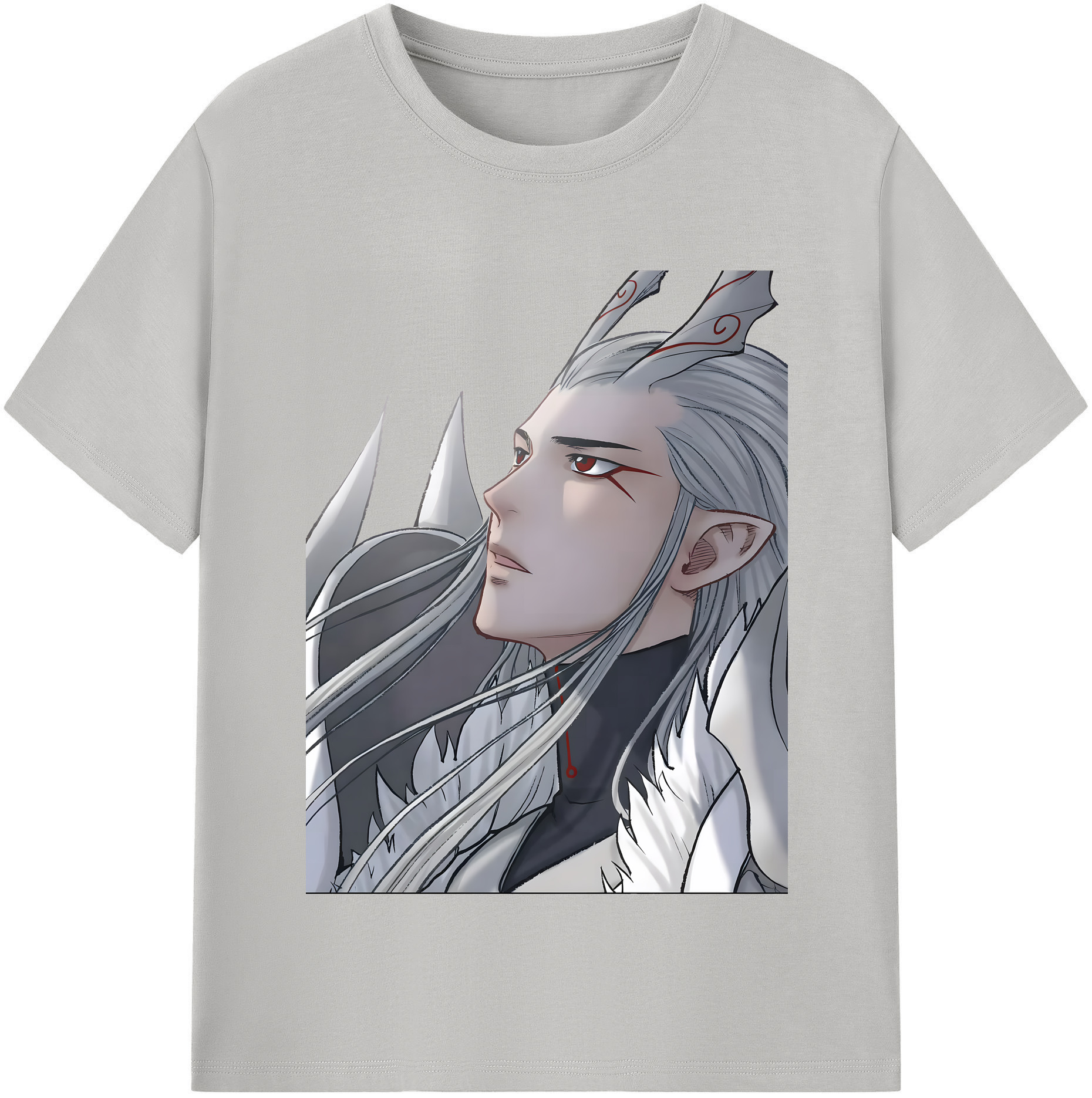 （画像用） Ne Zha 2 ナタ 魔童の大暴れ レディースカジュアルプリントTシャツ（綿100％）