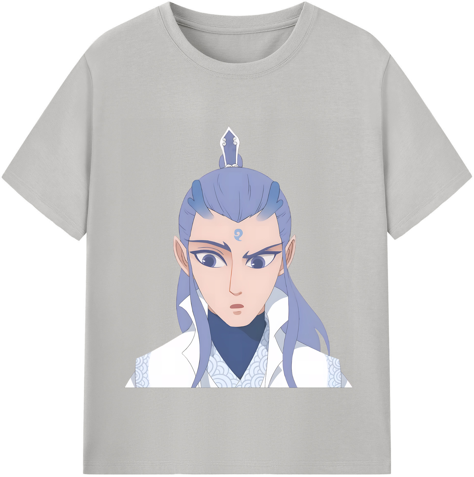 （画像用） Ne Zha 2 ナタ 魔童の大暴れ レディースカジュアルプリントTシャツ（綿100％）