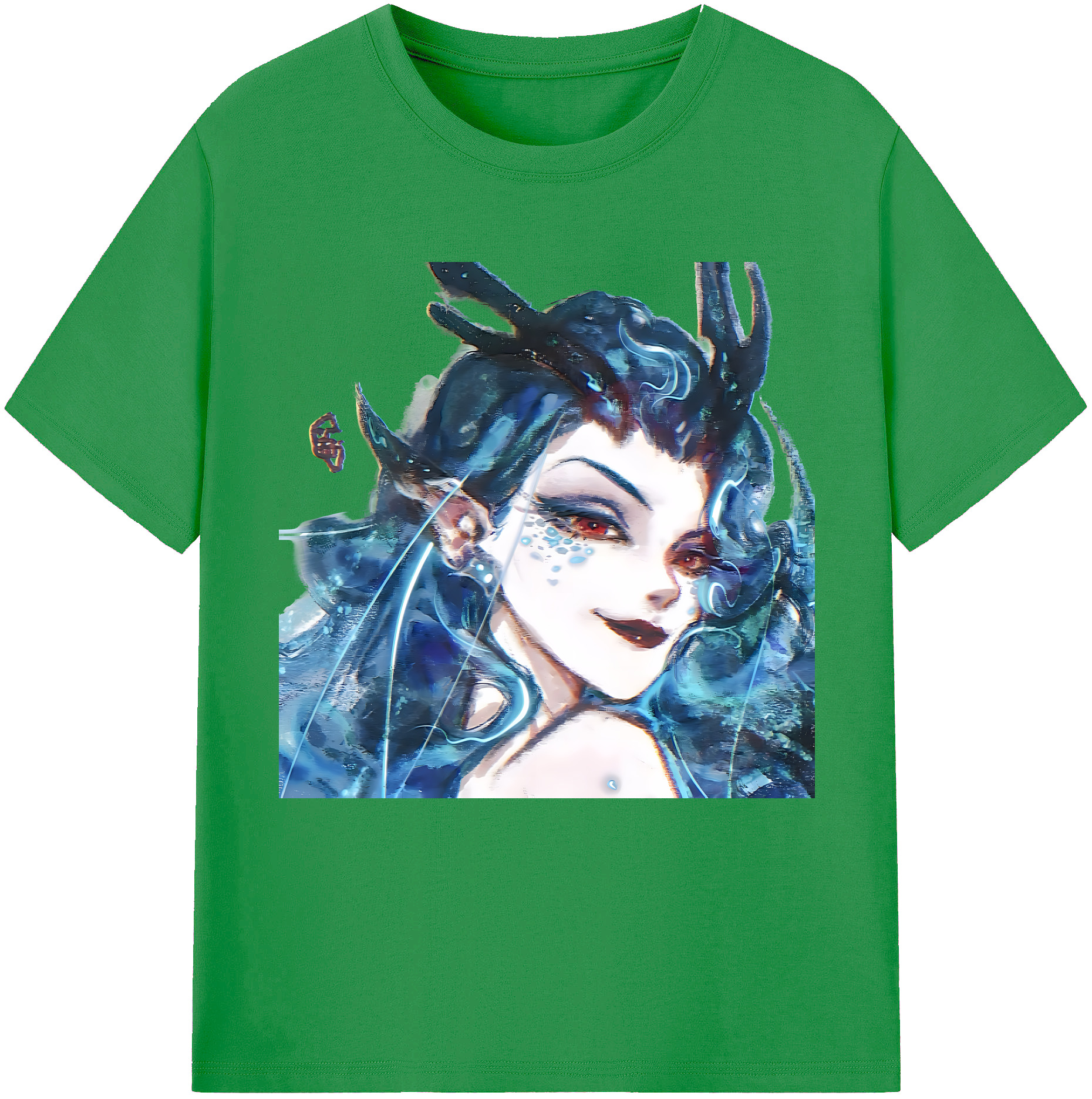 （画像用） Ne Zha 2 ナタ 魔童の大暴れ レディースカジュアルプリントTシャツ（綿100％）