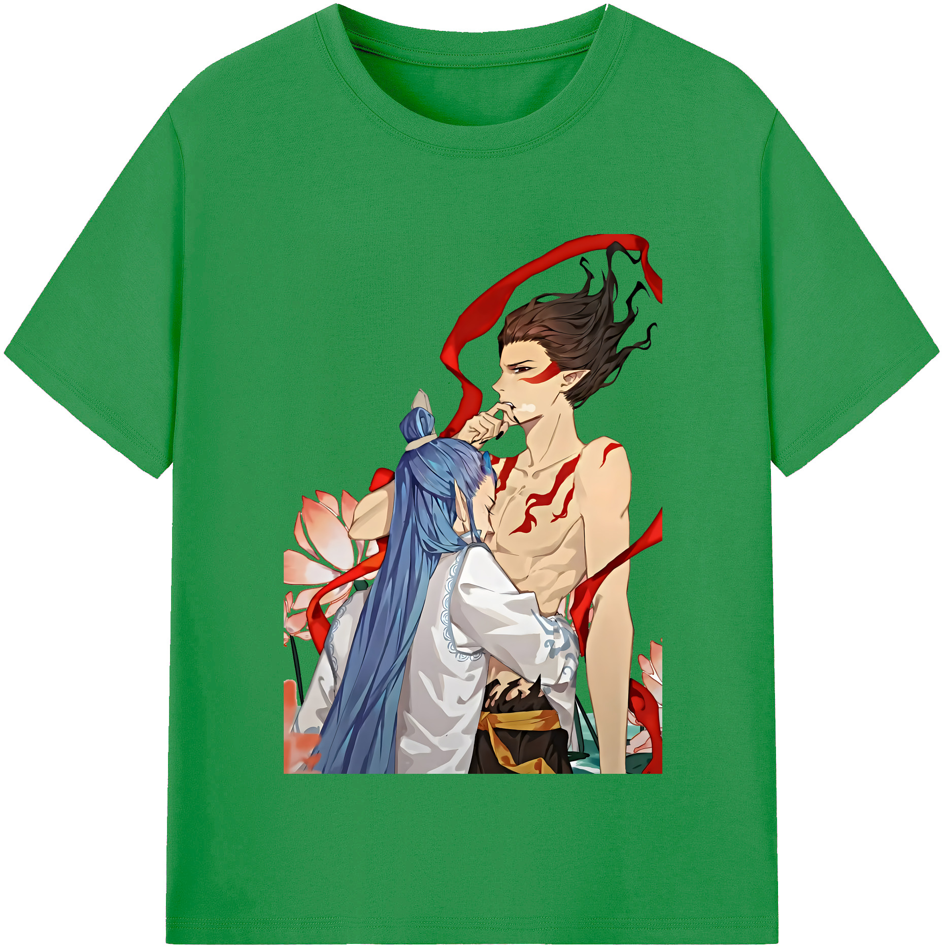 （画像用） Ne Zha 2 ナタ 魔童の大暴れ レディースカジュアルプリントTシャツ（綿100％）