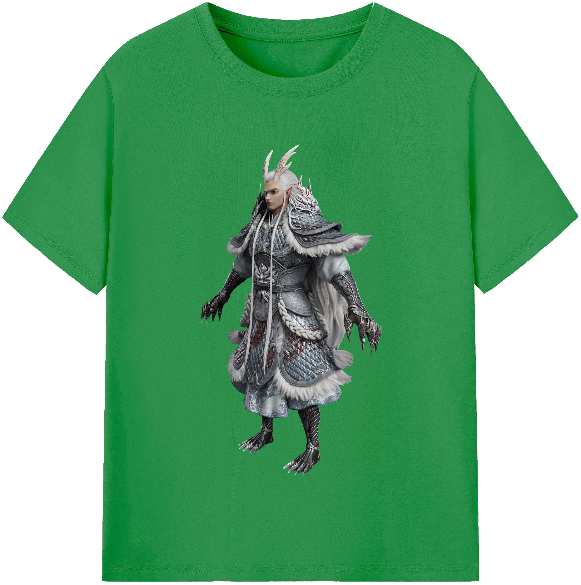 （画像用） Ne Zha 2 ナタ 魔童の大暴れ レディースカジュアルプリントTシャツ（綿100％）