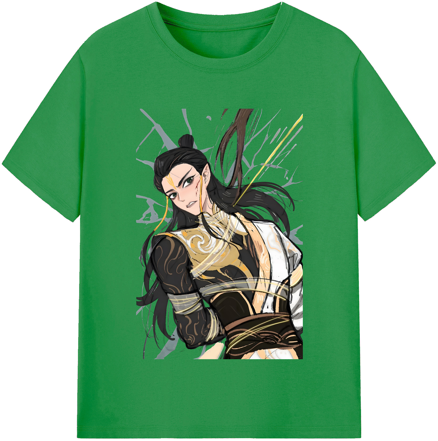 （画像用） Ne Zha 2 ナタ 魔童の大暴れ レディースカジュアルプリントTシャツ（綿100％）