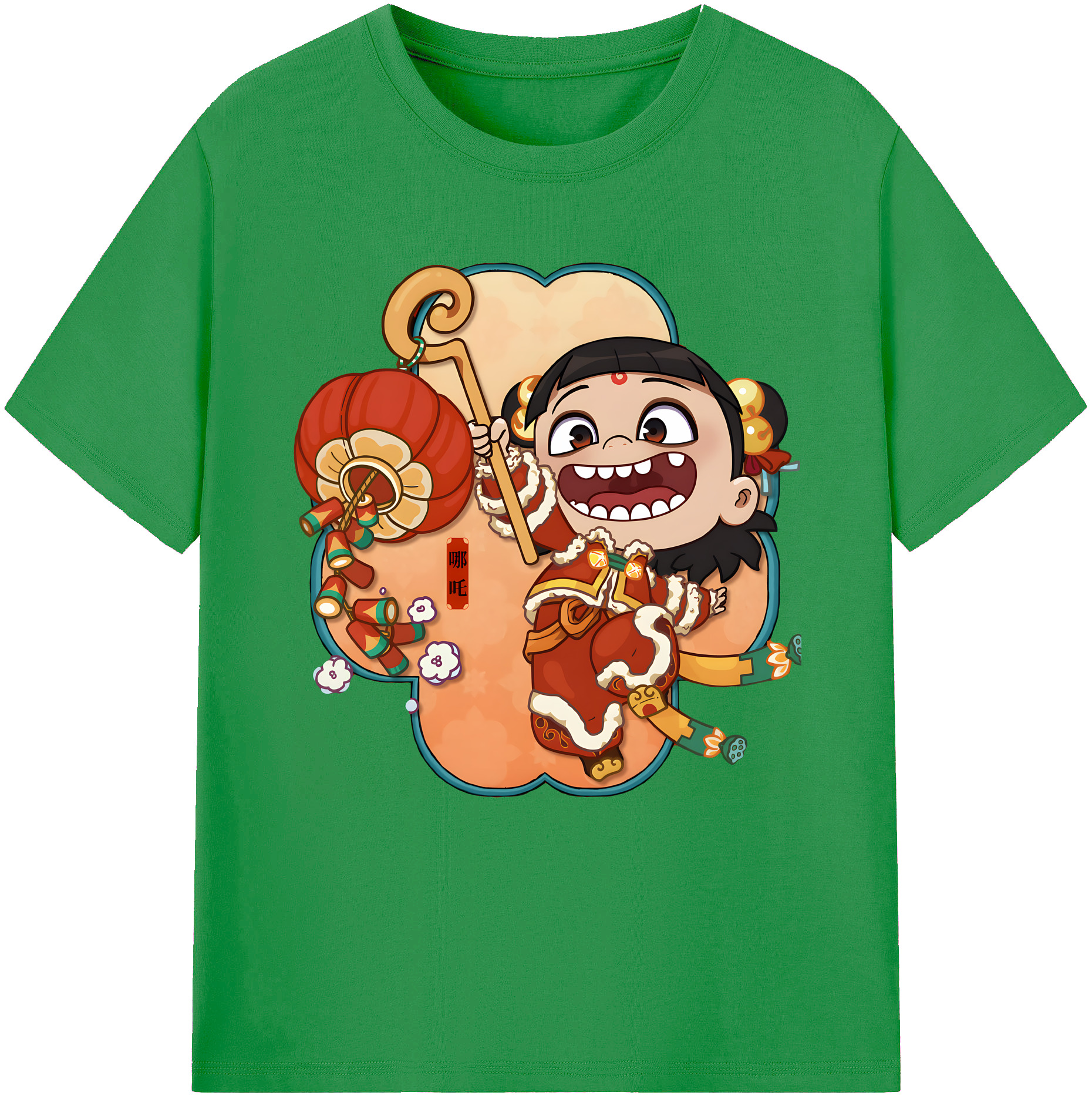 （画像用） Ne Zha 2 ナタ 魔童の大暴れ レディースカジュアルプリントTシャツ（綿100％）