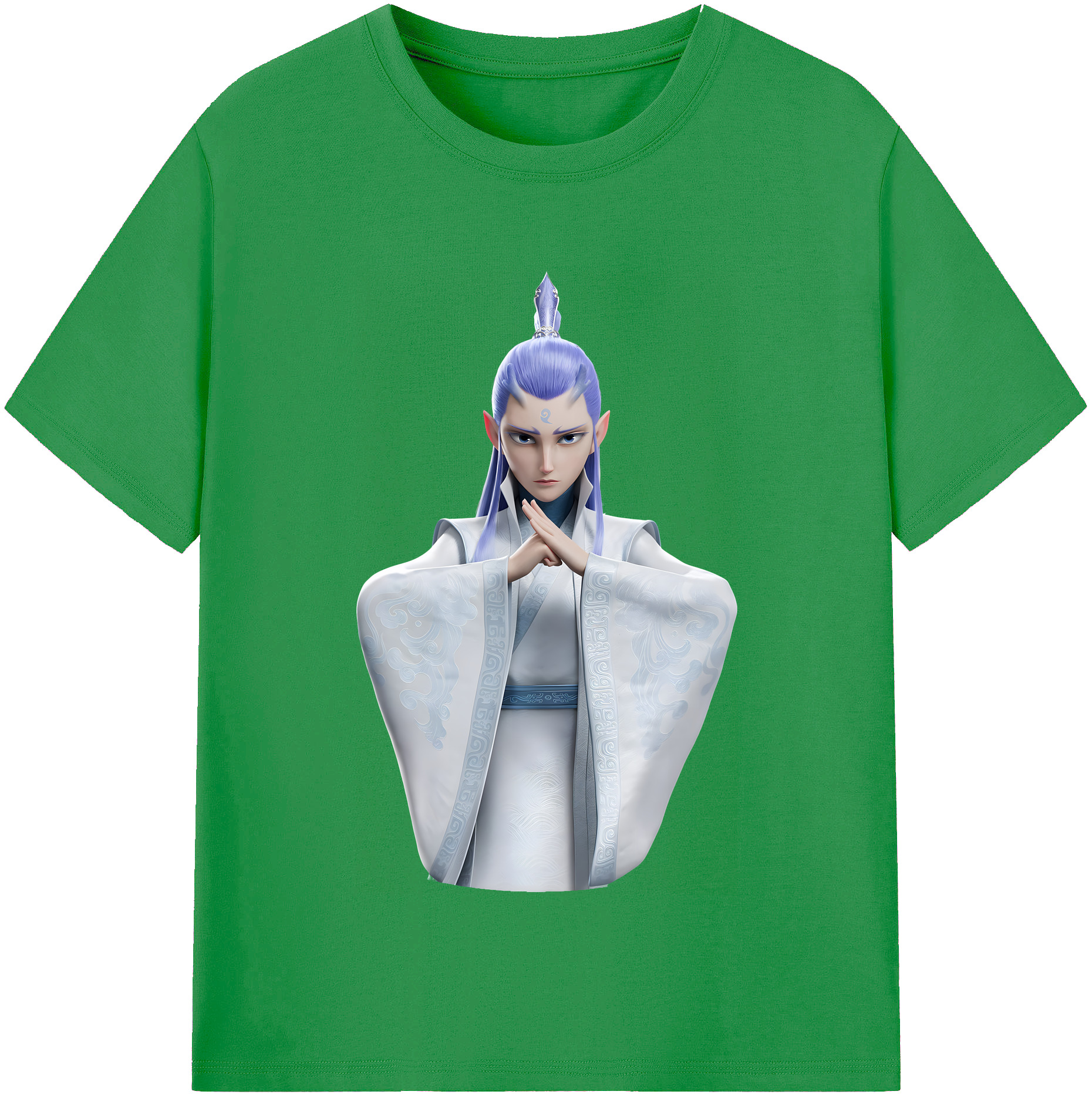 （画像用） Ne Zha 2 ナタ 魔童の大暴れ レディースカジュアルプリントTシャツ（綿100％）