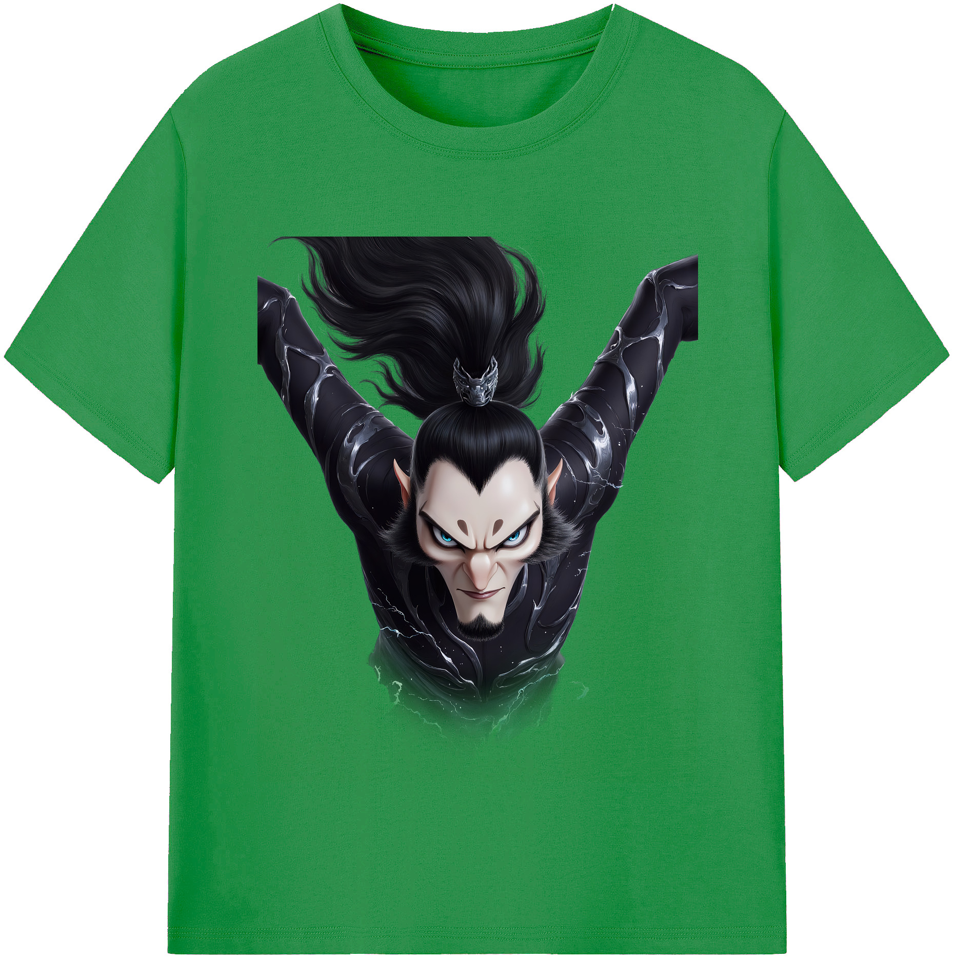 （画像用） Ne Zha 2 ナタ 魔童の大暴れ レディースカジュアルプリントTシャツ（綿100％）