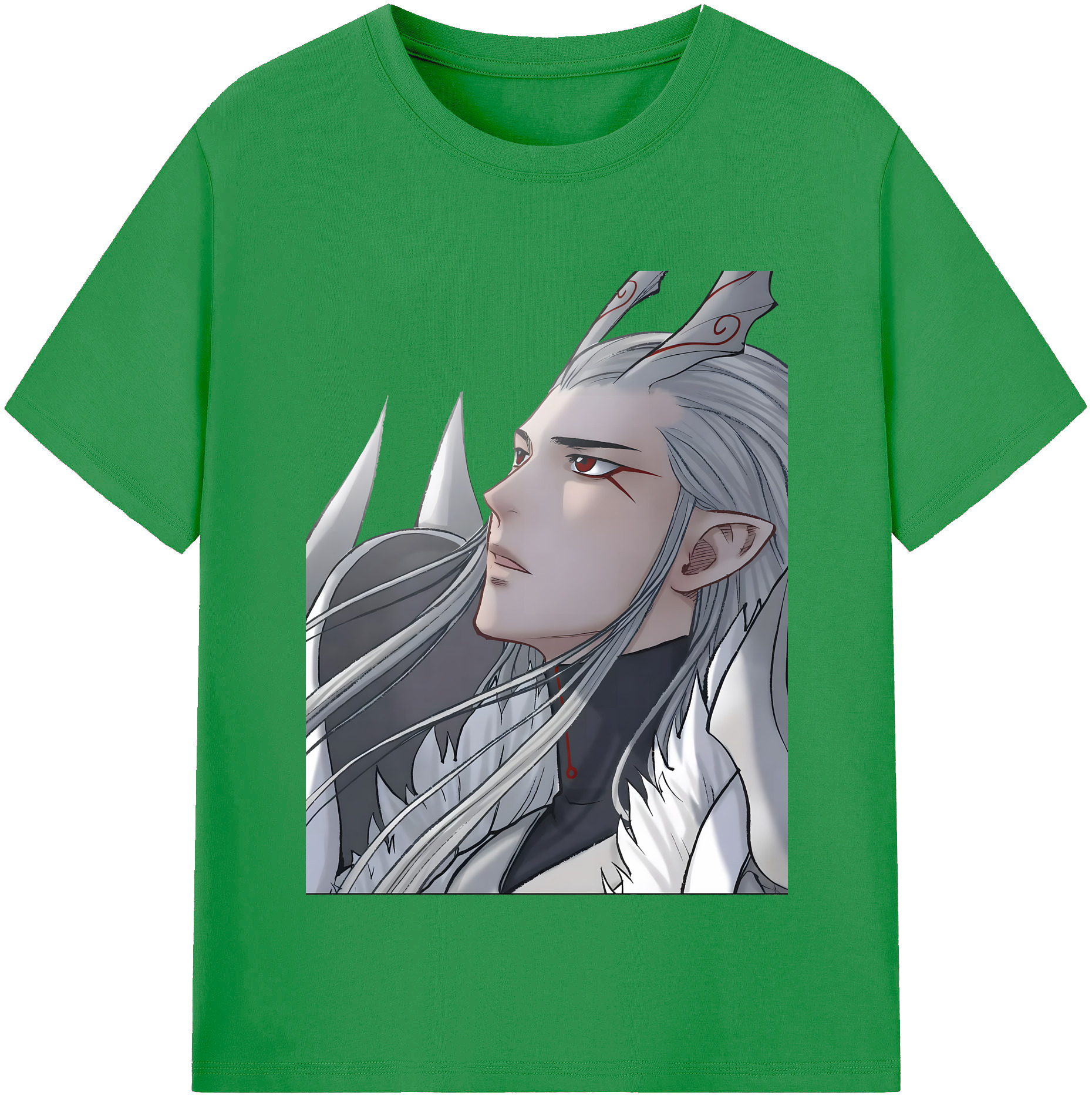 （画像用） Ne Zha 2 ナタ 魔童の大暴れ レディースカジュアルプリントTシャツ（綿100％）