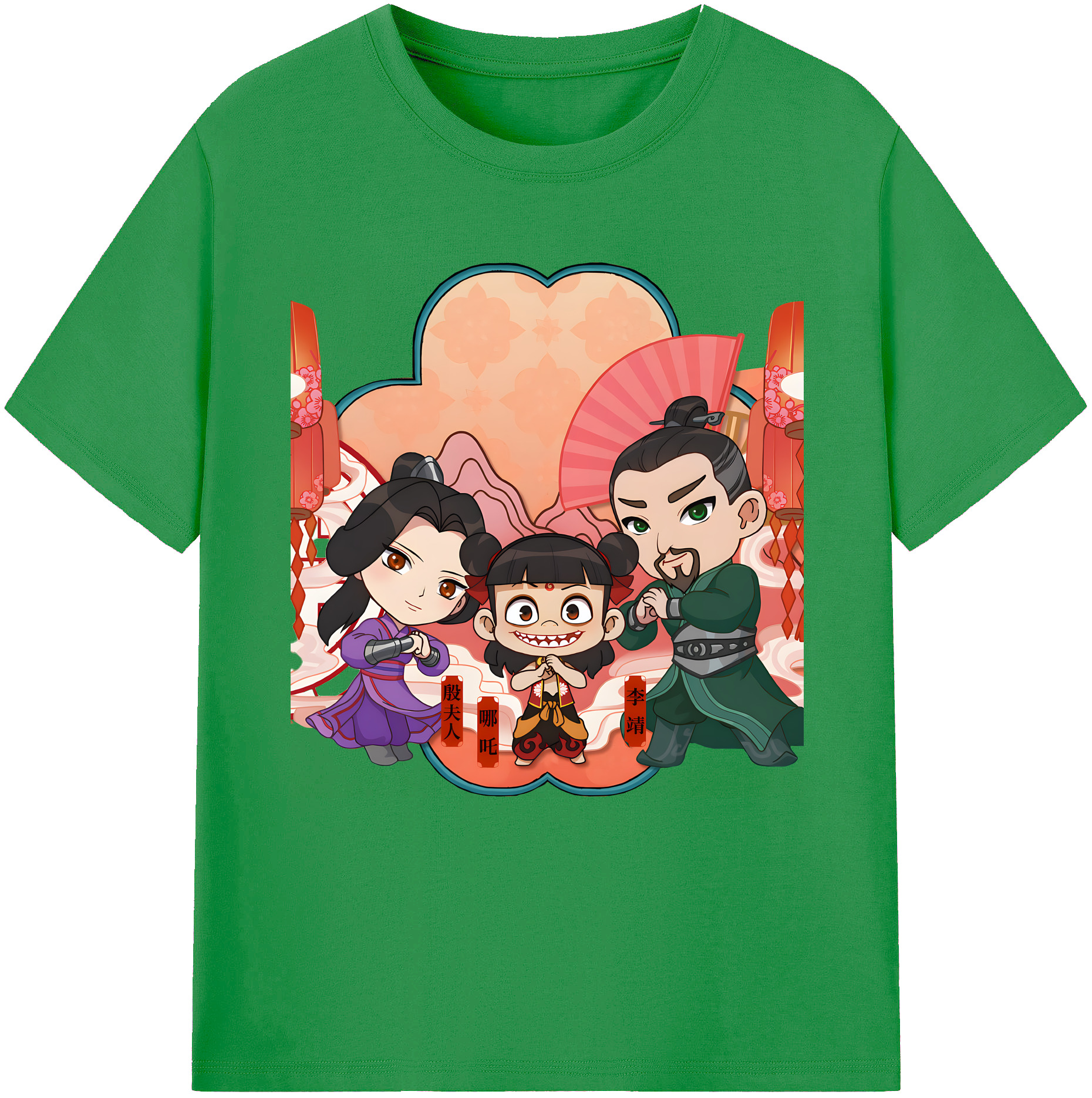 （画像用） Ne Zha 2 ナタ 魔童の大暴れ レディースカジュアルプリントTシャツ（綿100％）