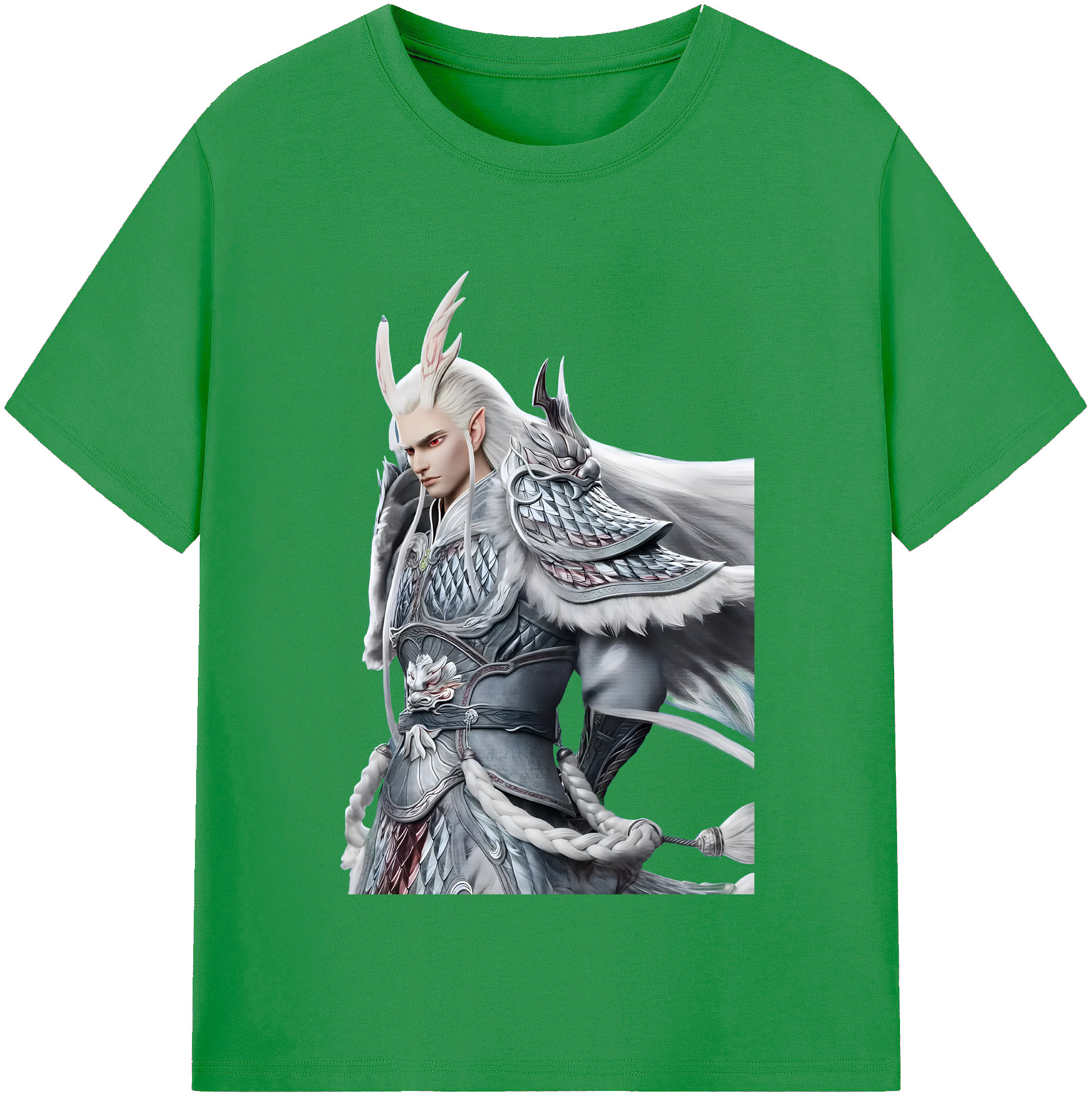 （画像用） Ne Zha 2 ナタ 魔童の大暴れ レディースカジュアルプリントTシャツ（綿100％）