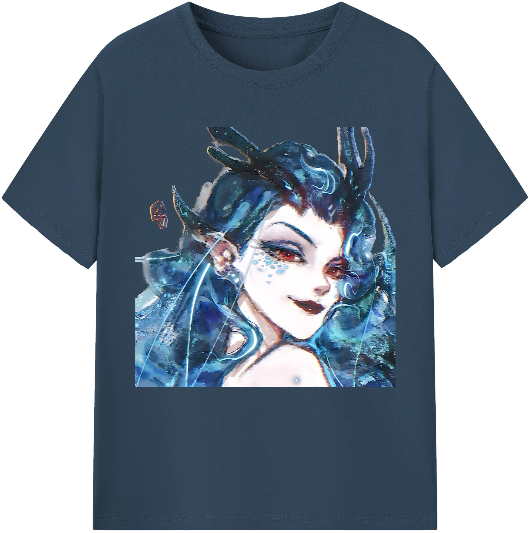 （画像用） Ne Zha 2 ナタ 魔童の大暴れ レディースカジュアルプリントTシャツ（綿100％）