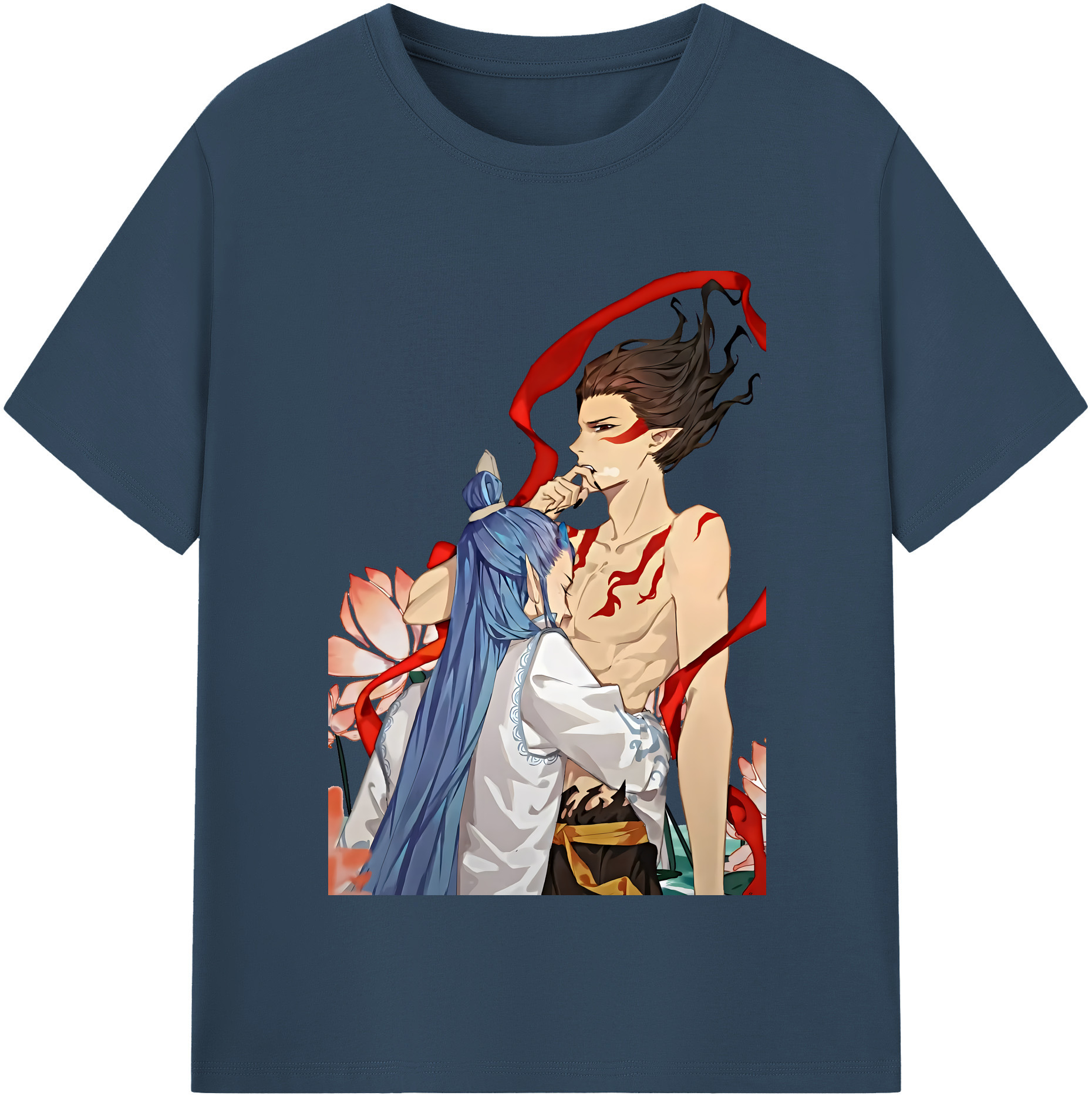 （画像用） Ne Zha 2 ナタ 魔童の大暴れ レディースカジュアルプリントTシャツ（綿100％）
