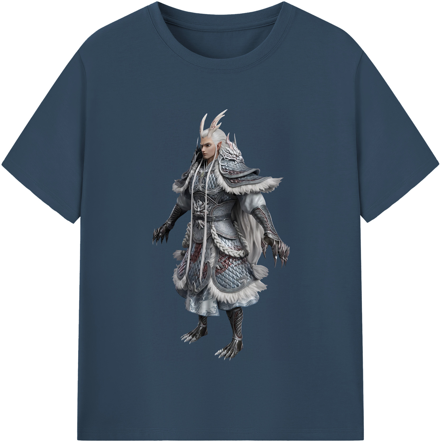 （画像用） Ne Zha 2 ナタ 魔童の大暴れ レディースカジュアルプリントTシャツ（綿100％）