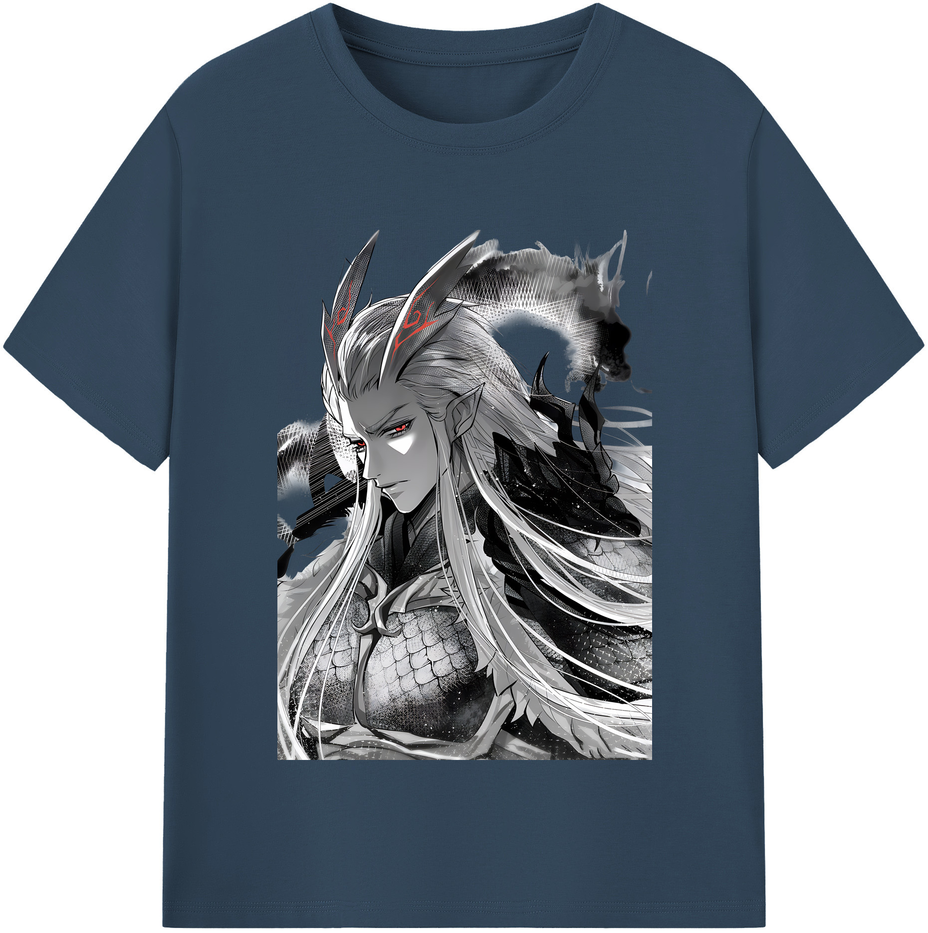 （画像用） Ne Zha 2 ナタ 魔童の大暴れ レディースカジュアルプリントTシャツ（綿100％）
