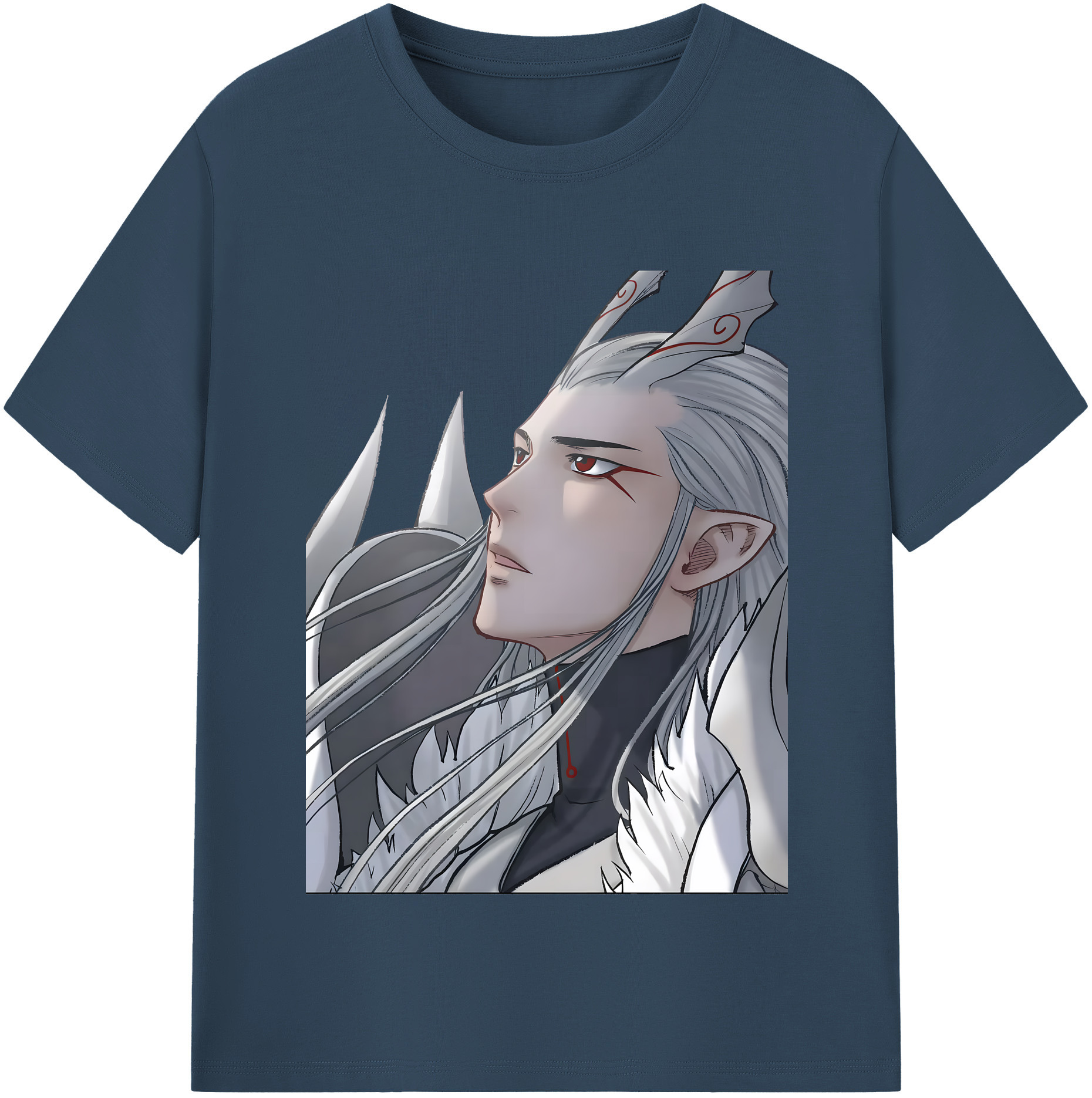 （画像用） Ne Zha 2 ナタ 魔童の大暴れ レディースカジュアルプリントTシャツ（綿100％）