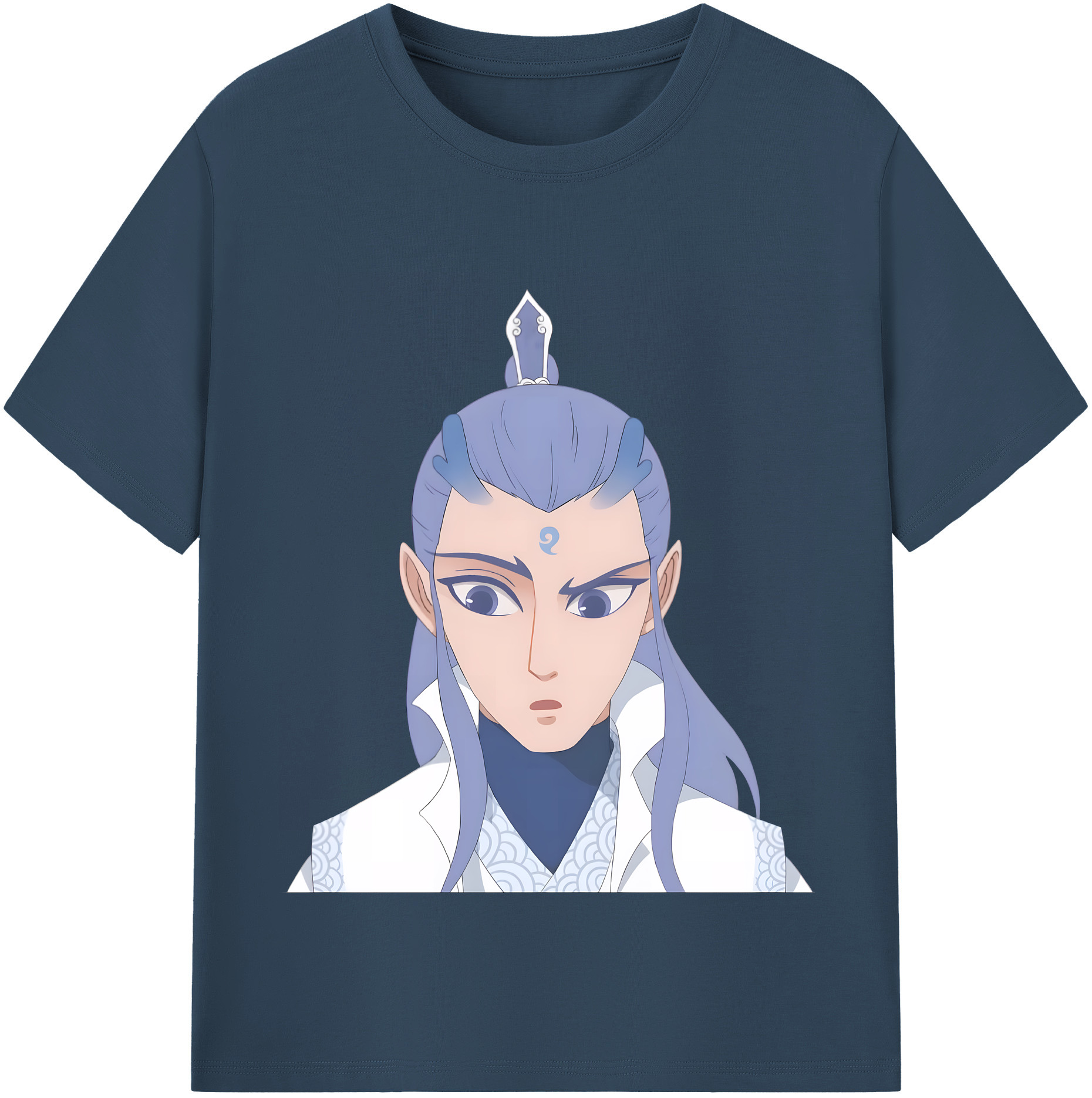 （画像用） Ne Zha 2 ナタ 魔童の大暴れ レディースカジュアルプリントTシャツ（綿100％）