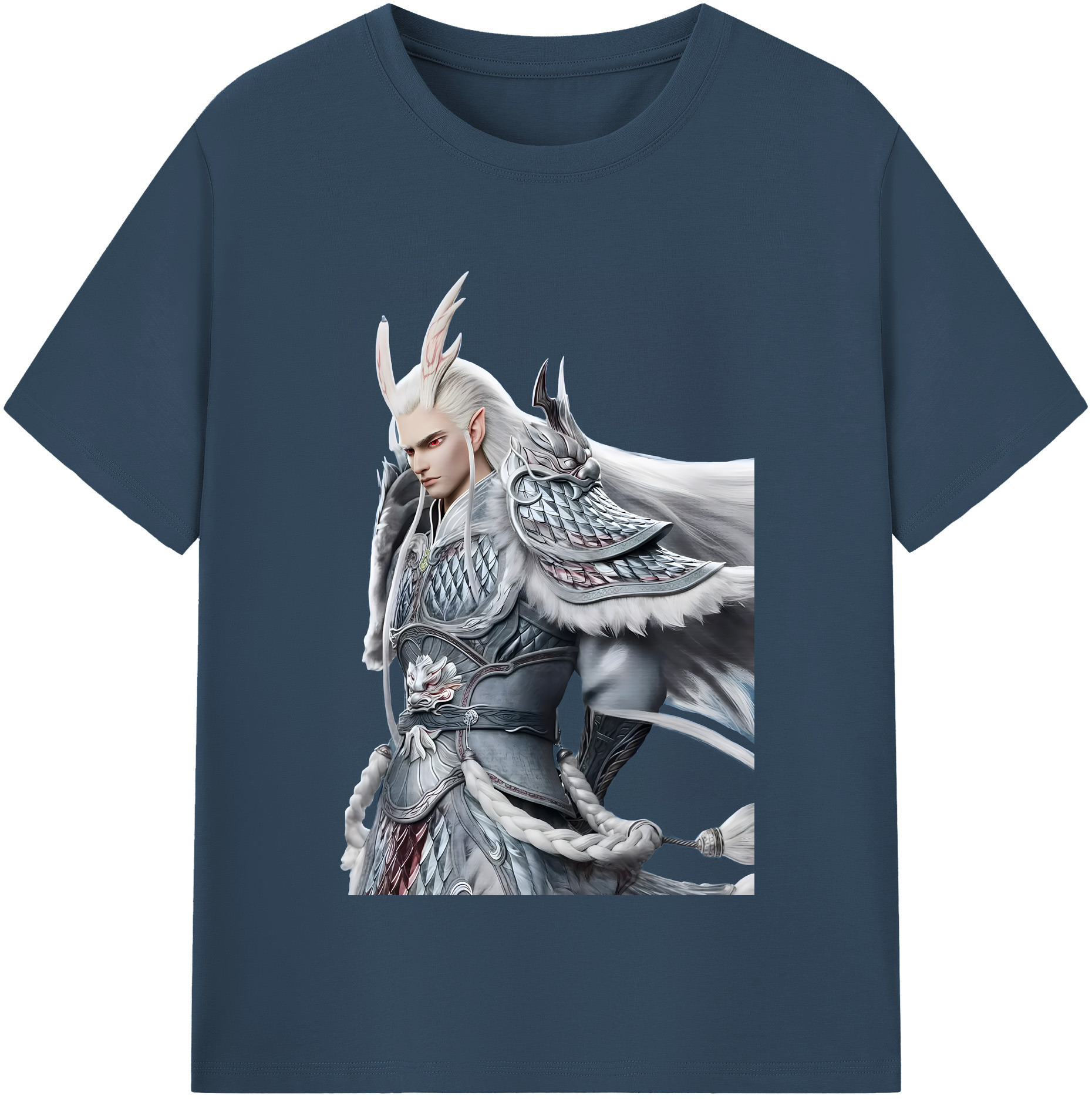 （画像用） Ne Zha 2 ナタ 魔童の大暴れ レディースカジュアルプリントTシャツ（綿100％）