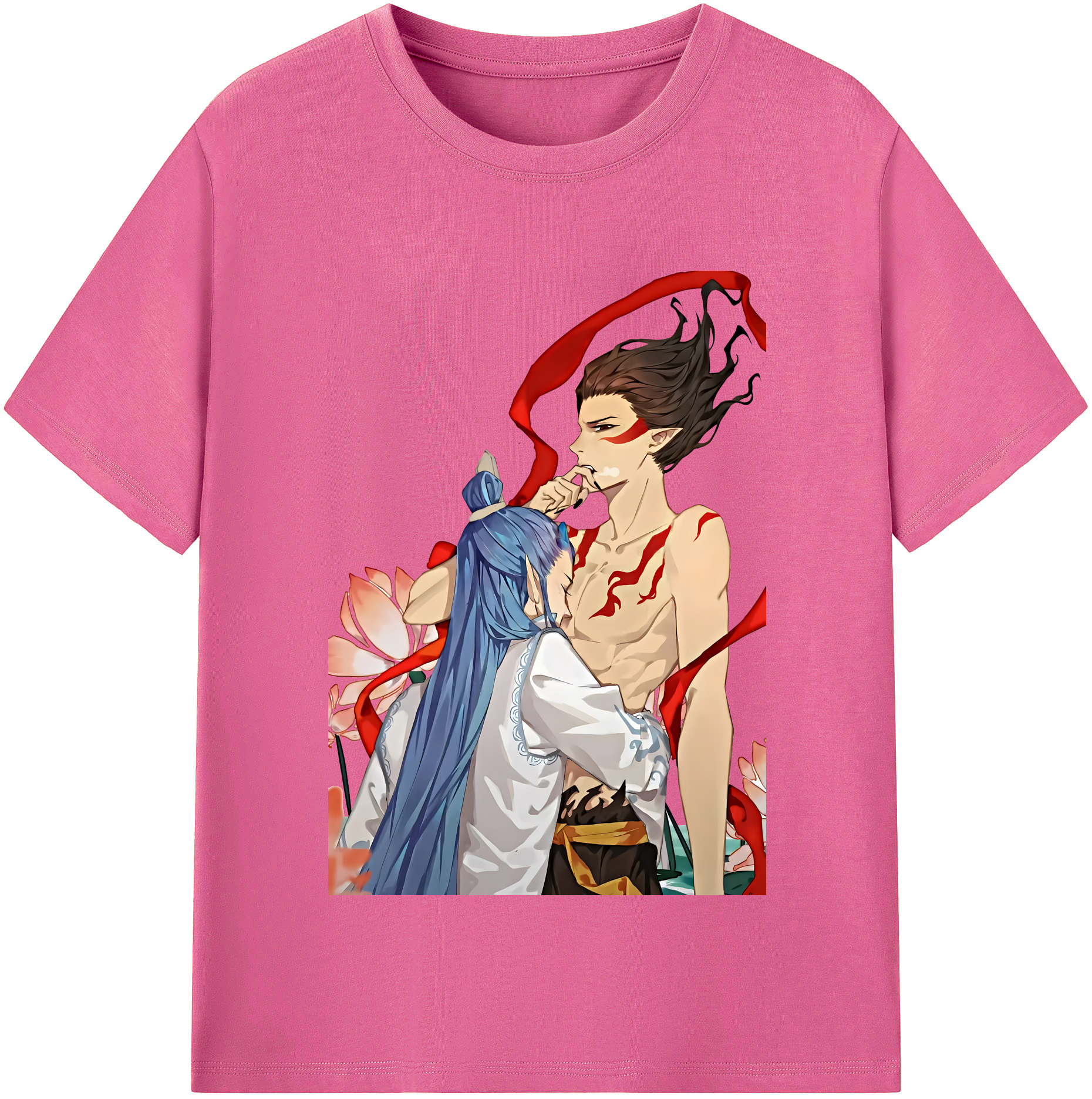 （画像用） Ne Zha 2 ナタ 魔童の大暴れ レディースカジュアルプリントTシャツ（綿100％）