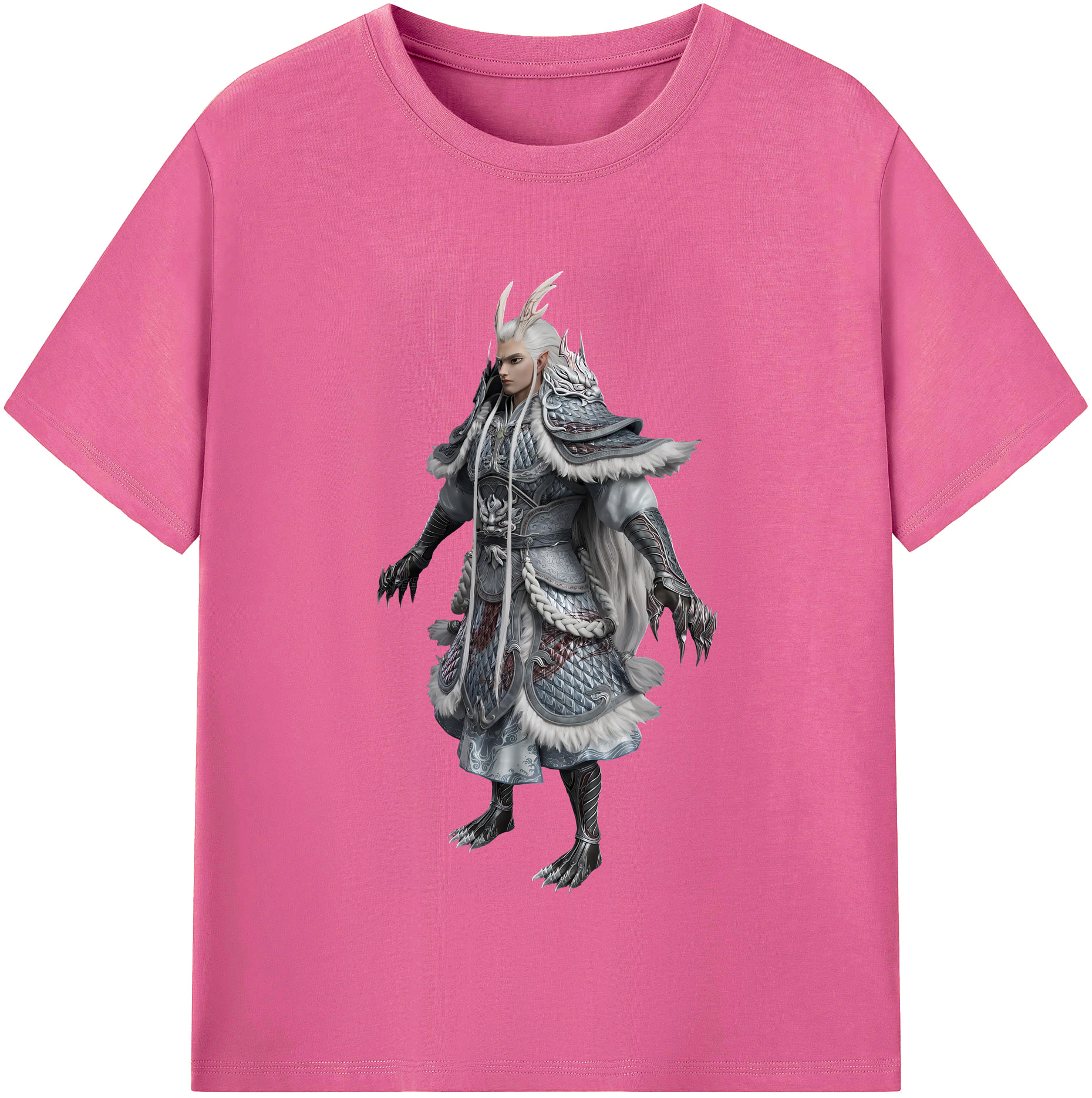 （画像用） Ne Zha 2 ナタ 魔童の大暴れ レディースカジュアルプリントTシャツ（綿100％）