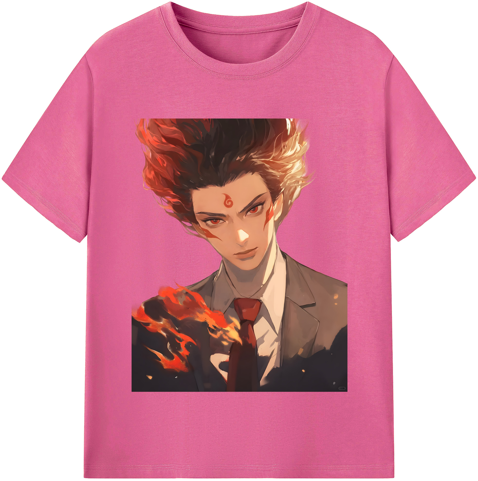 （画像用） Ne Zha 2 ナタ 魔童の大暴れ レディースカジュアルプリントTシャツ（綿100％）