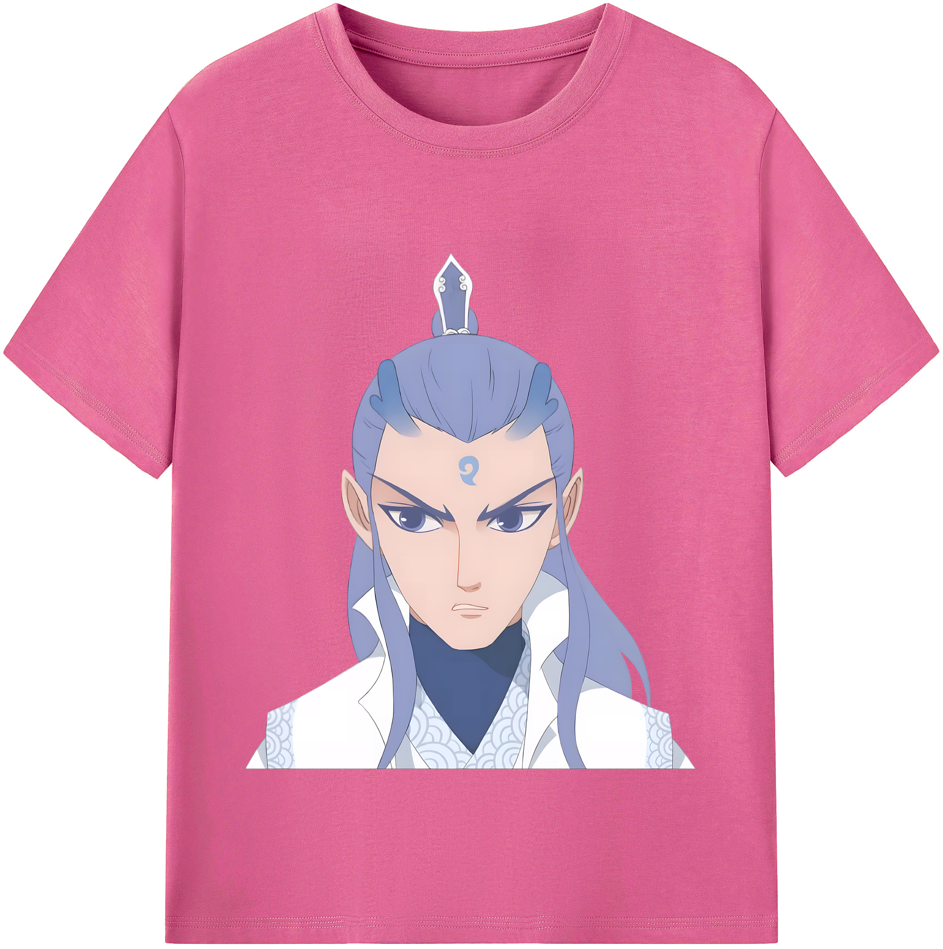（画像用） Ne Zha 2 ナタ 魔童の大暴れ レディースカジュアルプリントTシャツ（綿100％）