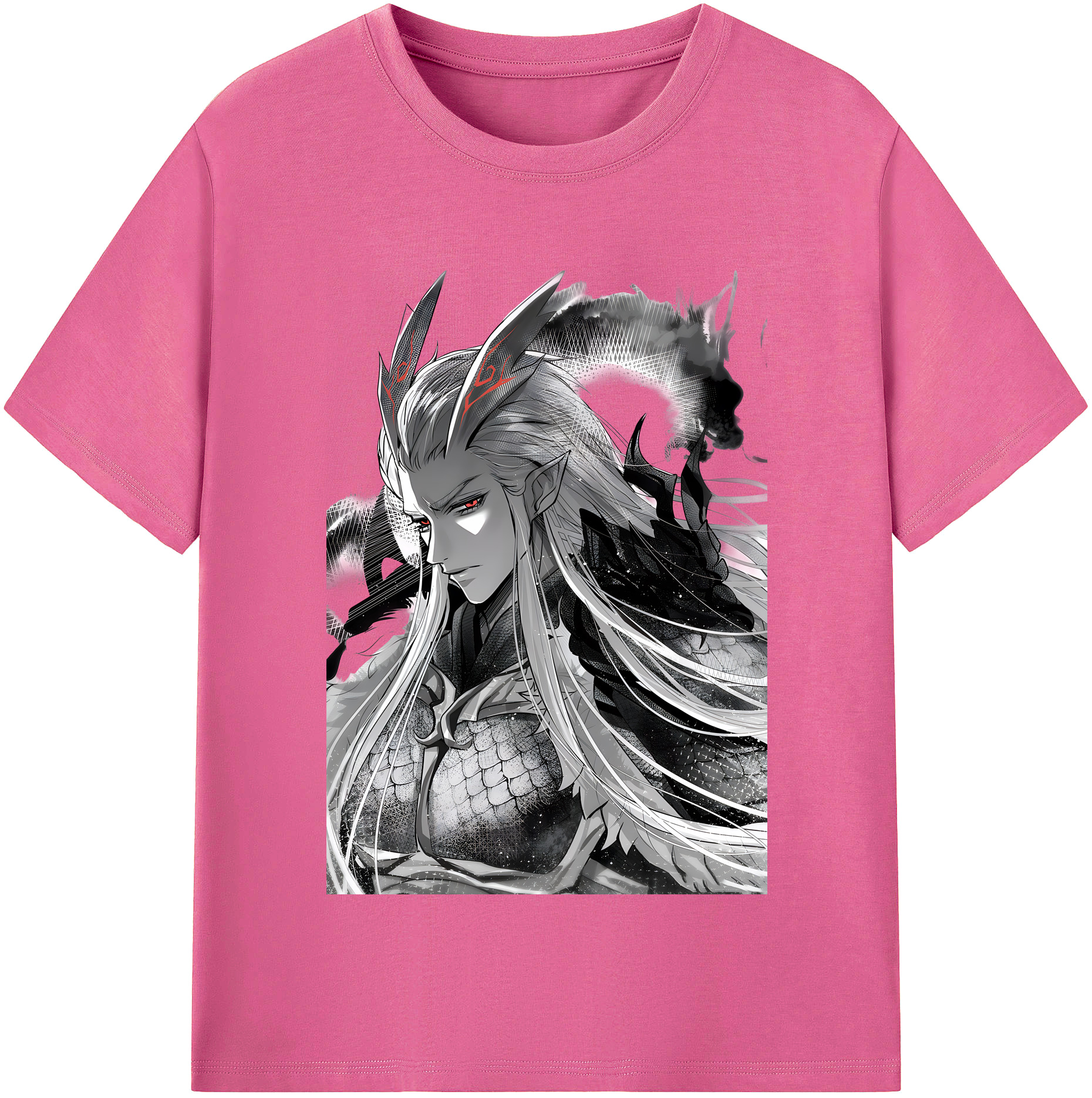 （画像用） Ne Zha 2 ナタ 魔童の大暴れ レディースカジュアルプリントTシャツ（綿100％）