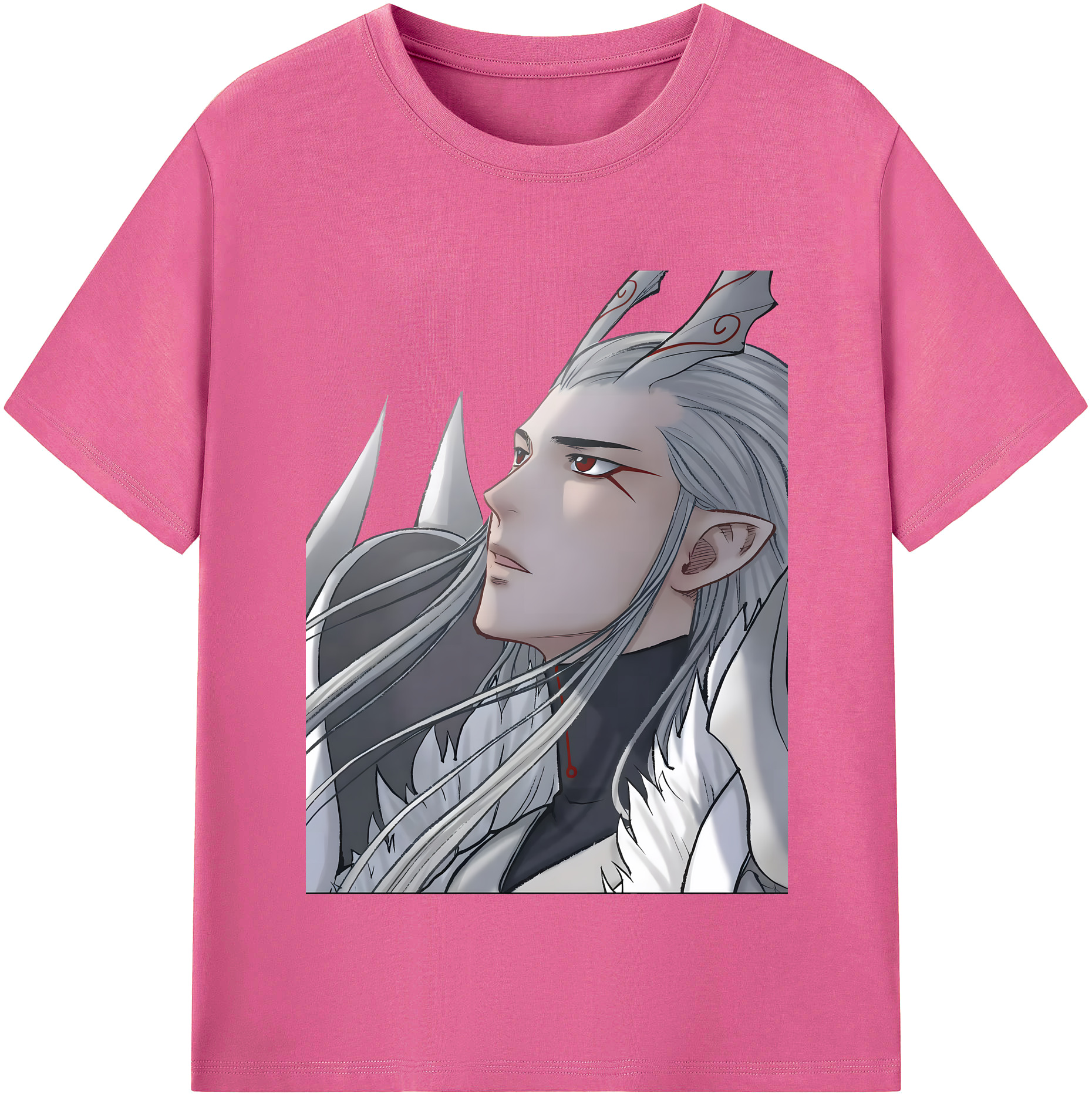 （画像用） Ne Zha 2 ナタ 魔童の大暴れ レディースカジュアルプリントTシャツ（綿100％）