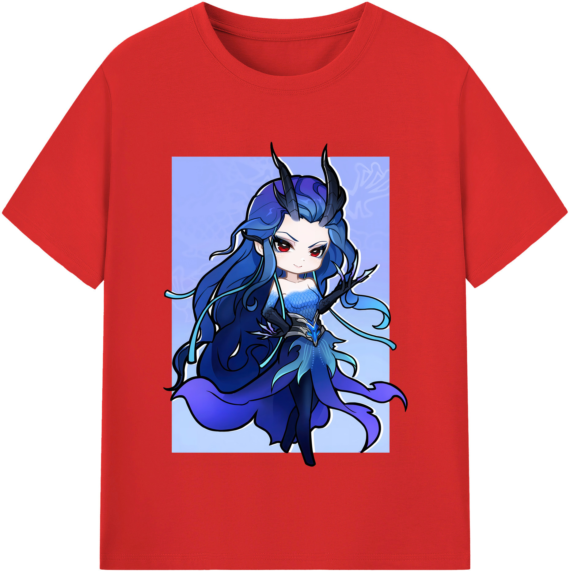 （画像用） Ne Zha 2 ナタ 魔童の大暴れ レディースカジュアルプリントTシャツ（綿100％）
