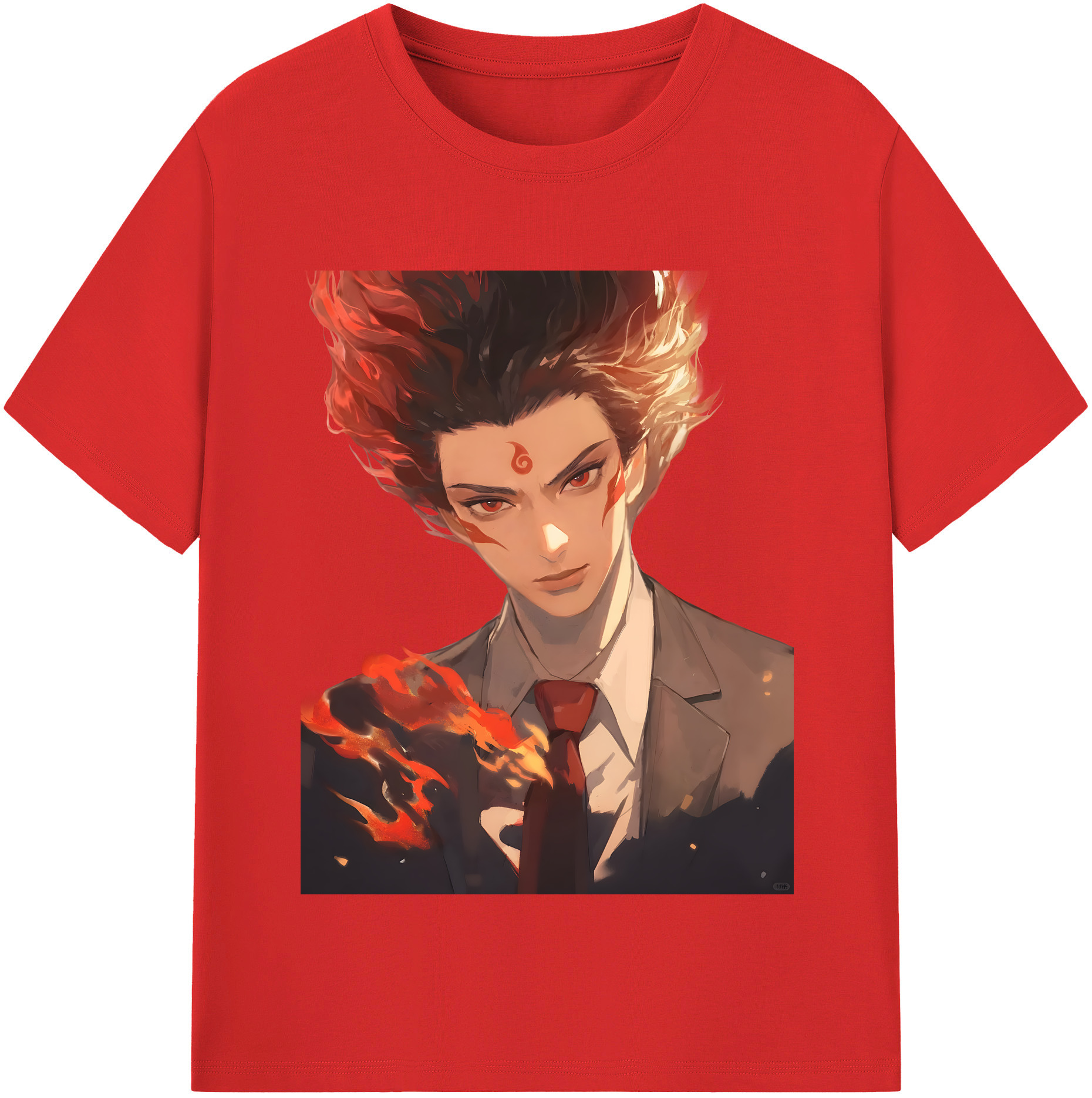 （画像用） Ne Zha 2 ナタ 魔童の大暴れ レディースカジュアルプリントTシャツ（綿100％）