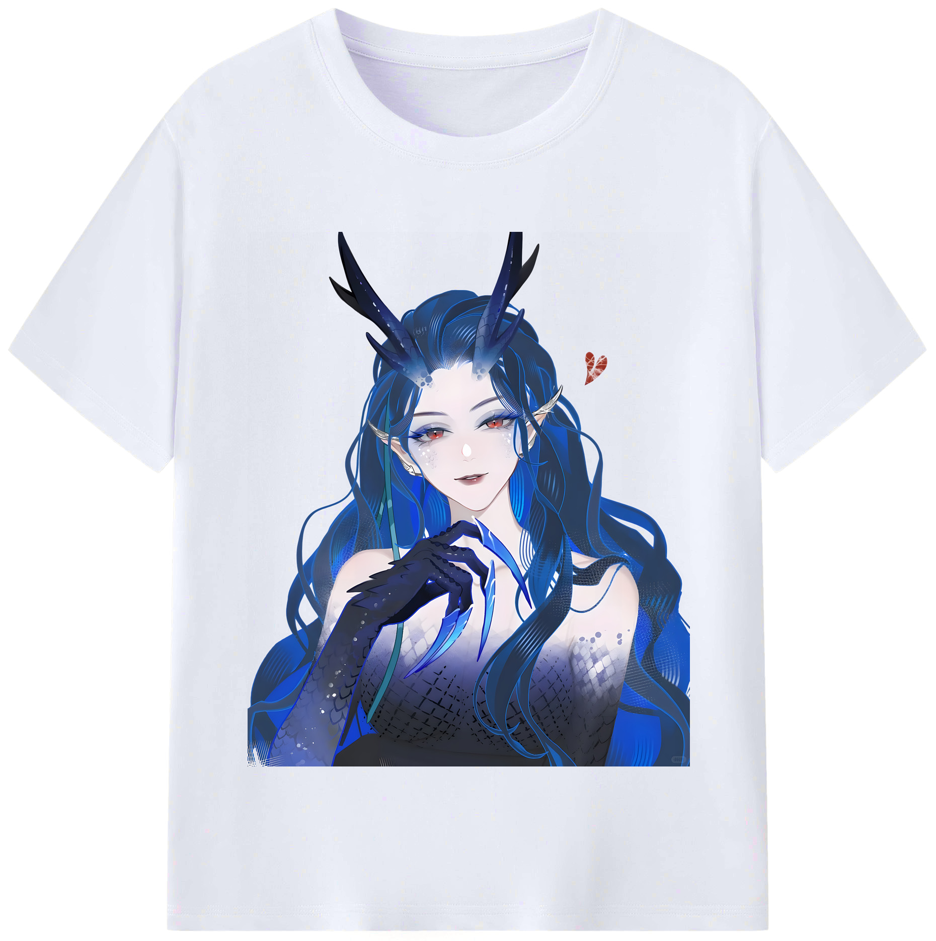 （画像用） Ne Zha 2 ナタ 魔童の大暴れ レディースカジュアルプリントTシャツ（綿100％）
