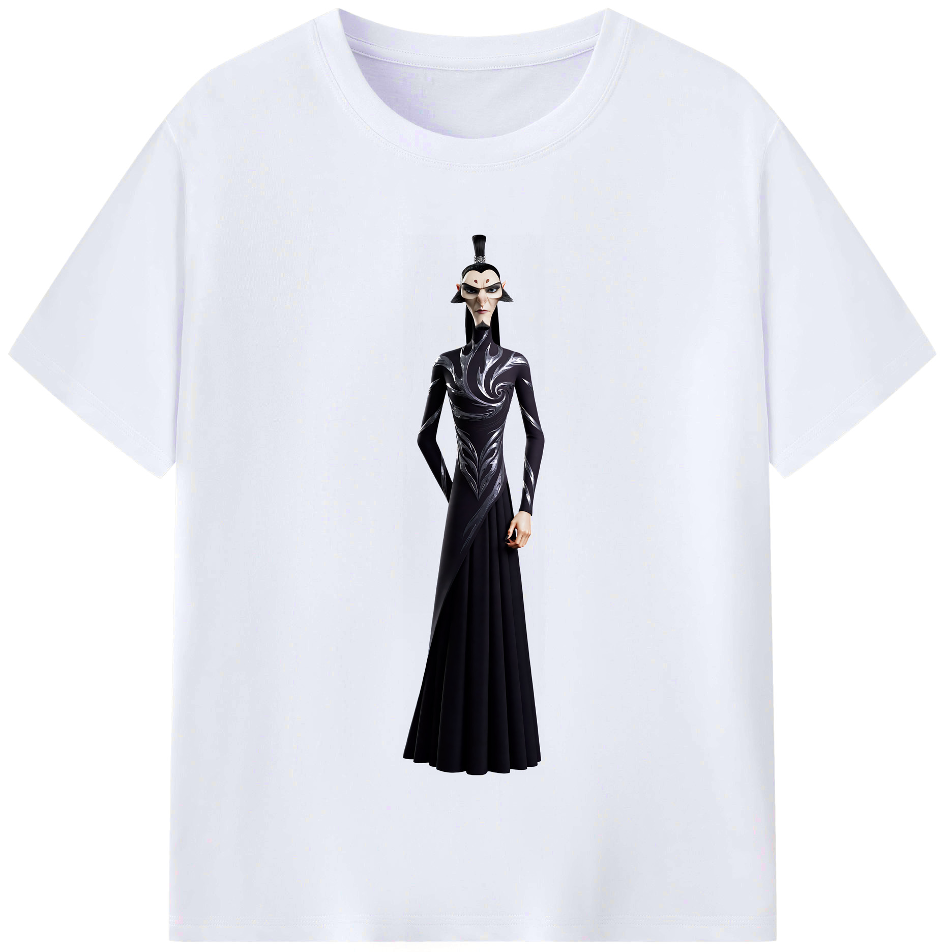（画像用） Ne Zha 2 ナタ 魔童の大暴れ レディースカジュアルプリントTシャツ（綿100％）