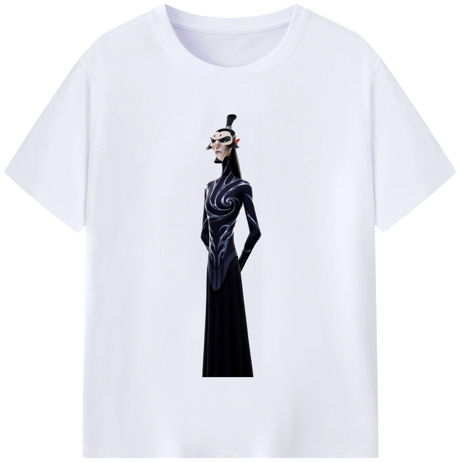 （画像用） Ne Zha 2 ナタ 魔童の大暴れ レディースカジュアルプリントTシャツ（綿100％）