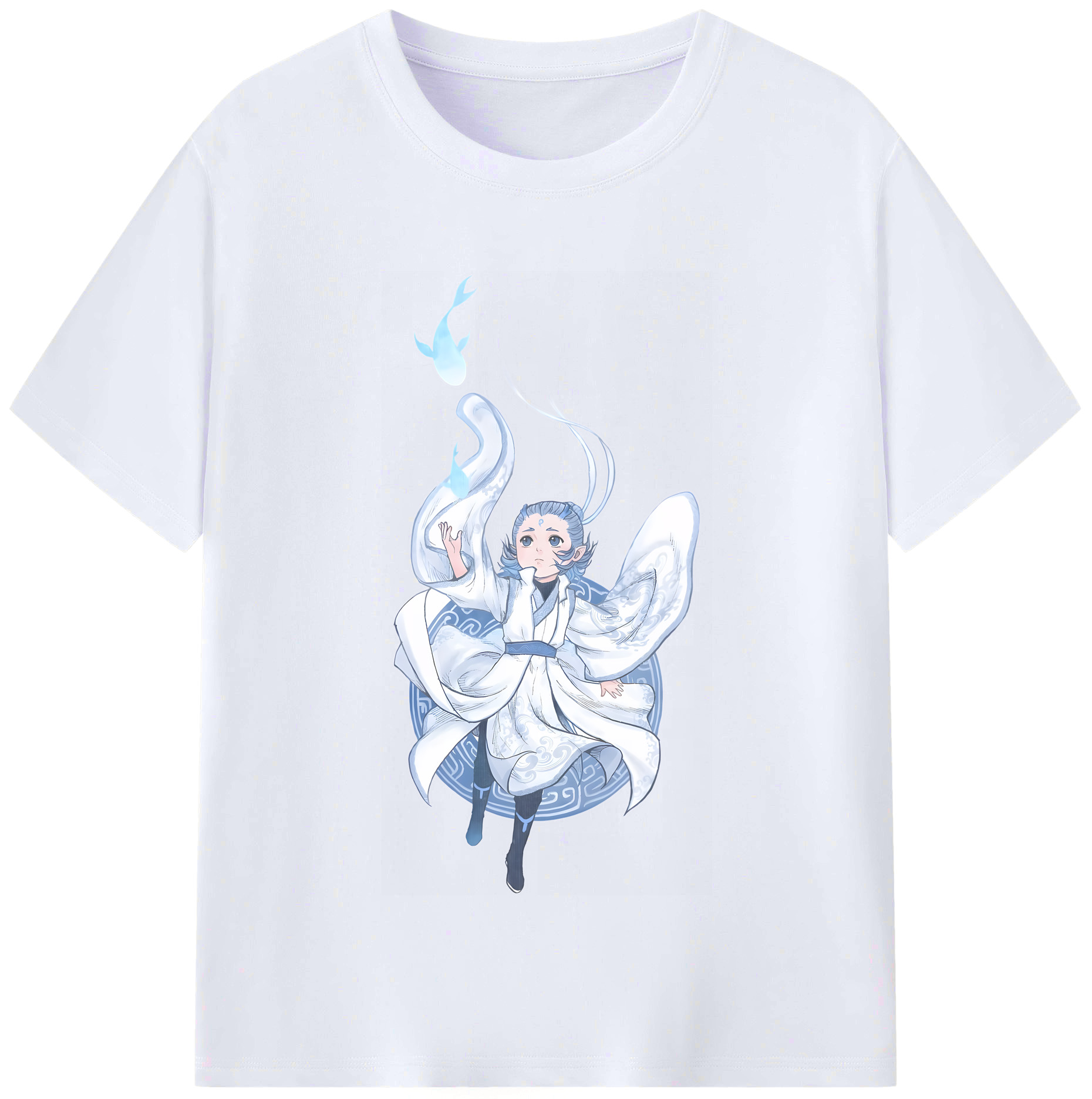 （画像用） Ne Zha 2 ナタ 魔童の大暴れ レディースカジュアルプリントTシャツ（綿100％）