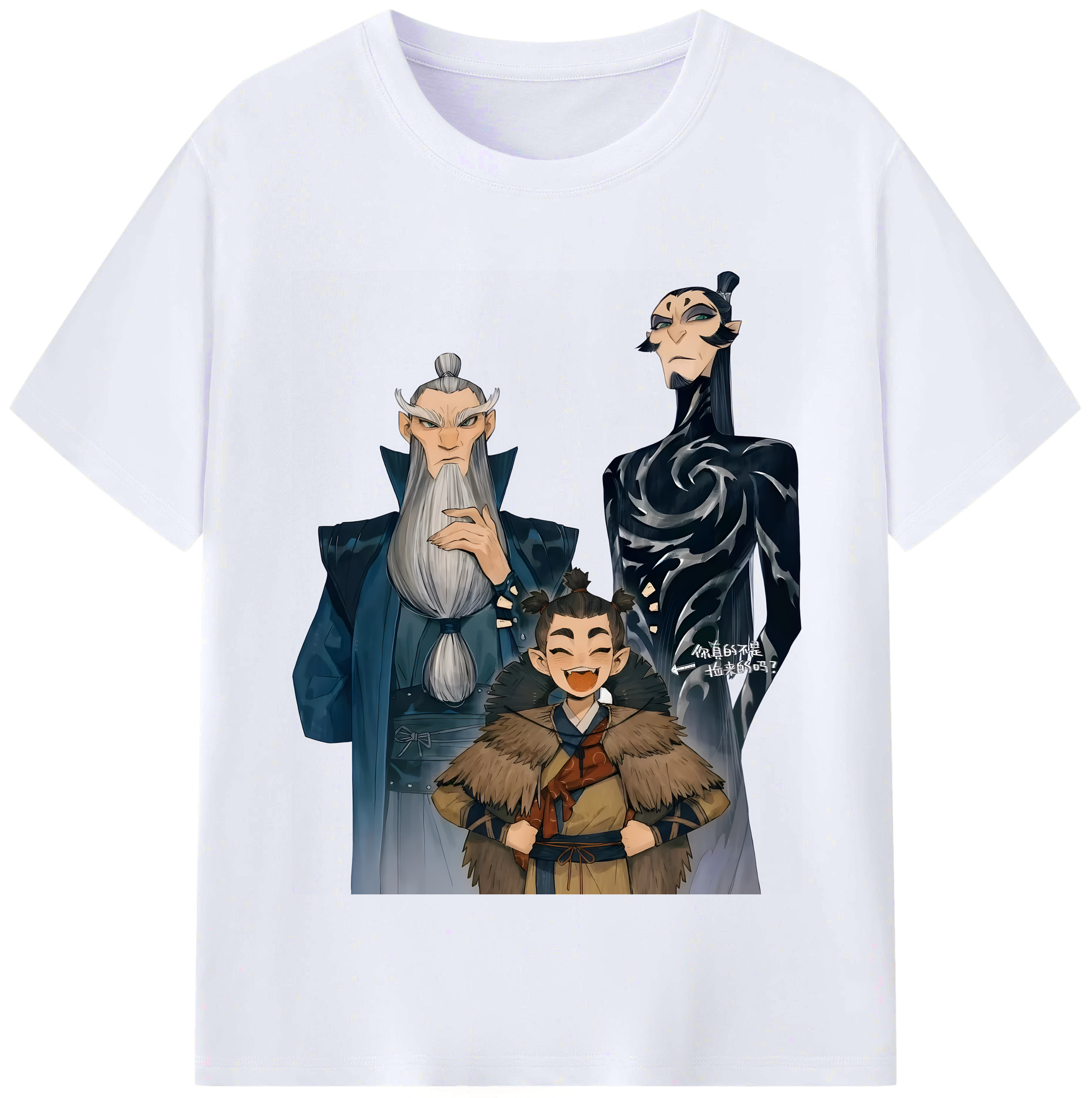 （画像用） Ne Zha 2 ナタ 魔童の大暴れ レディースカジュアルプリントTシャツ（綿100％）