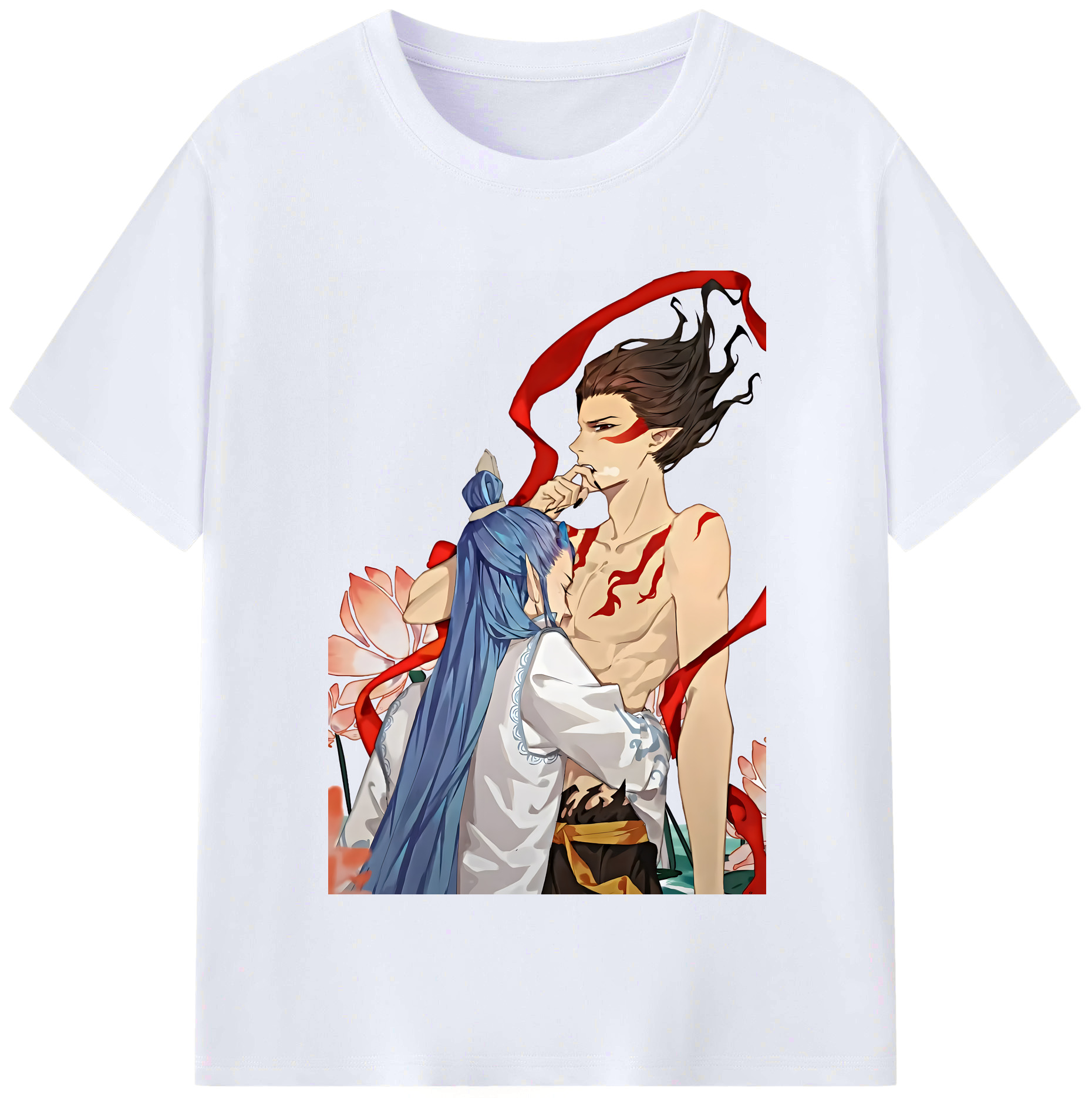 （画像用） Ne Zha 2 ナタ 魔童の大暴れ レディースカジュアルプリントTシャツ（綿100％）