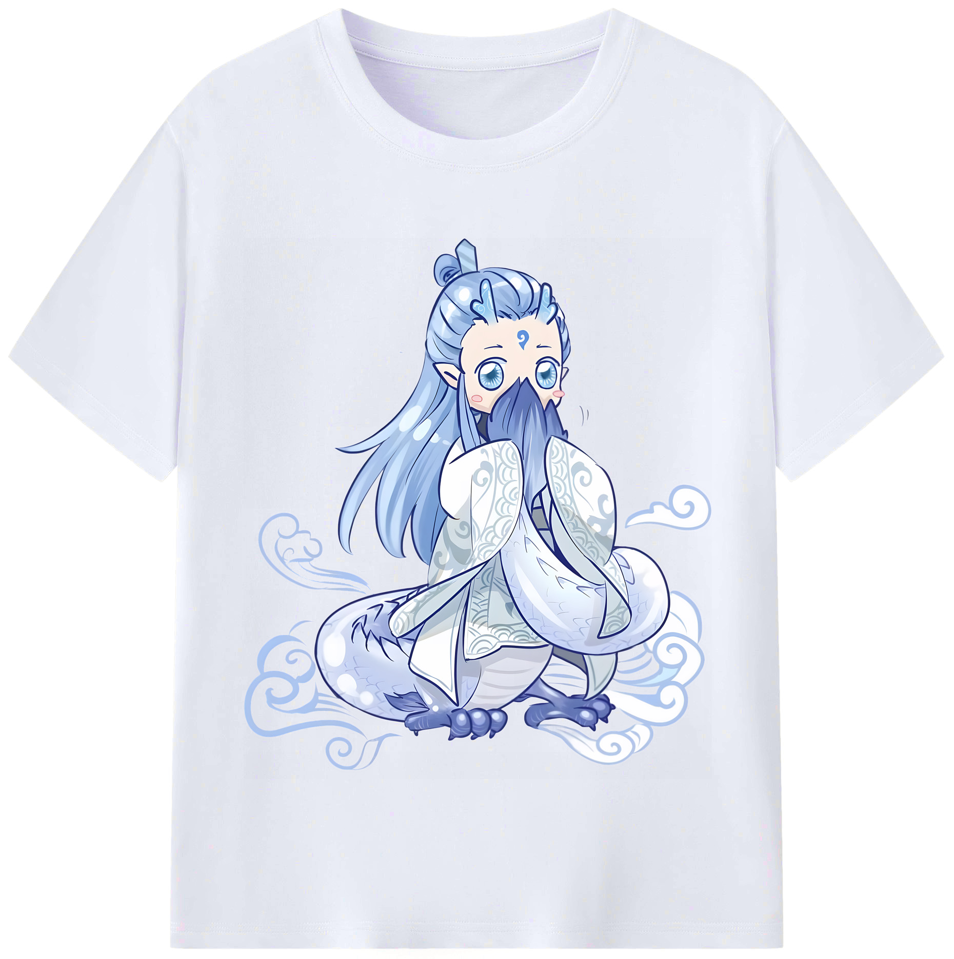 （画像用） Ne Zha 2 ナタ 魔童の大暴れ レディースカジュアルプリントTシャツ（綿100％）