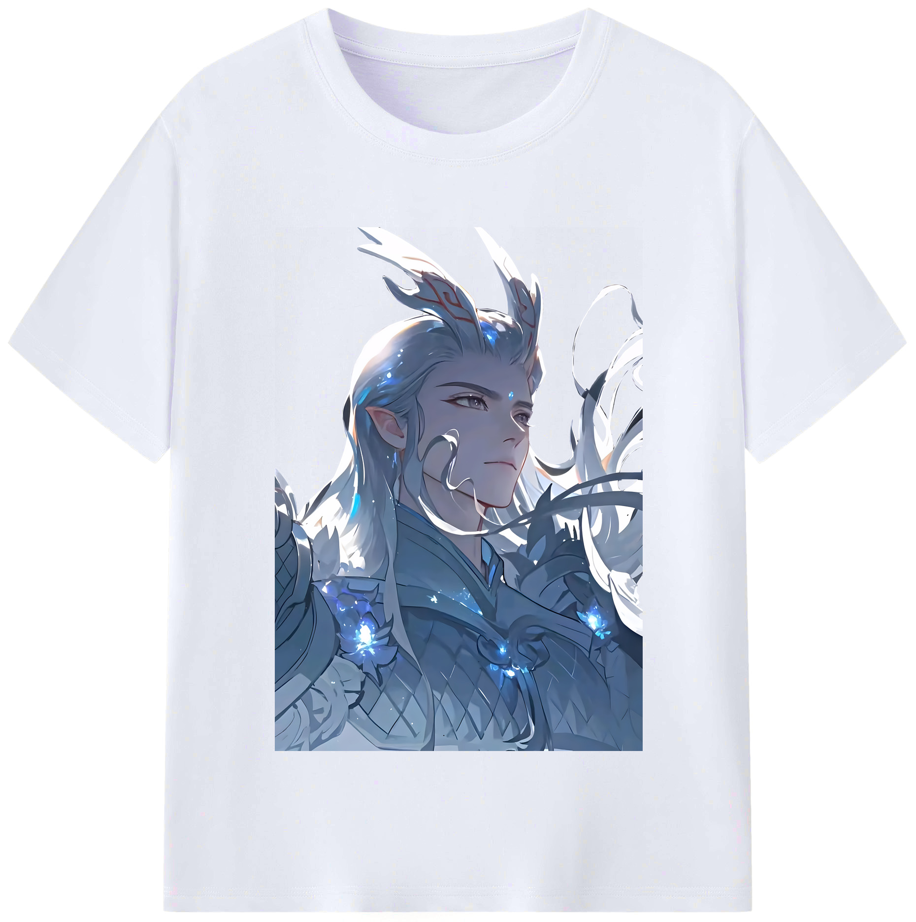 （画像用） Ne Zha 2 ナタ 魔童の大暴れ レディースカジュアルプリントTシャツ（綿100％）