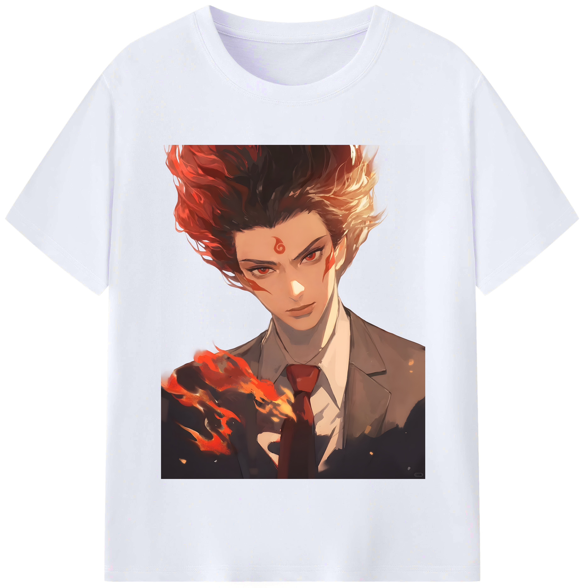 （画像用） Ne Zha 2 ナタ 魔童の大暴れ レディースカジュアルプリントTシャツ（綿100％）